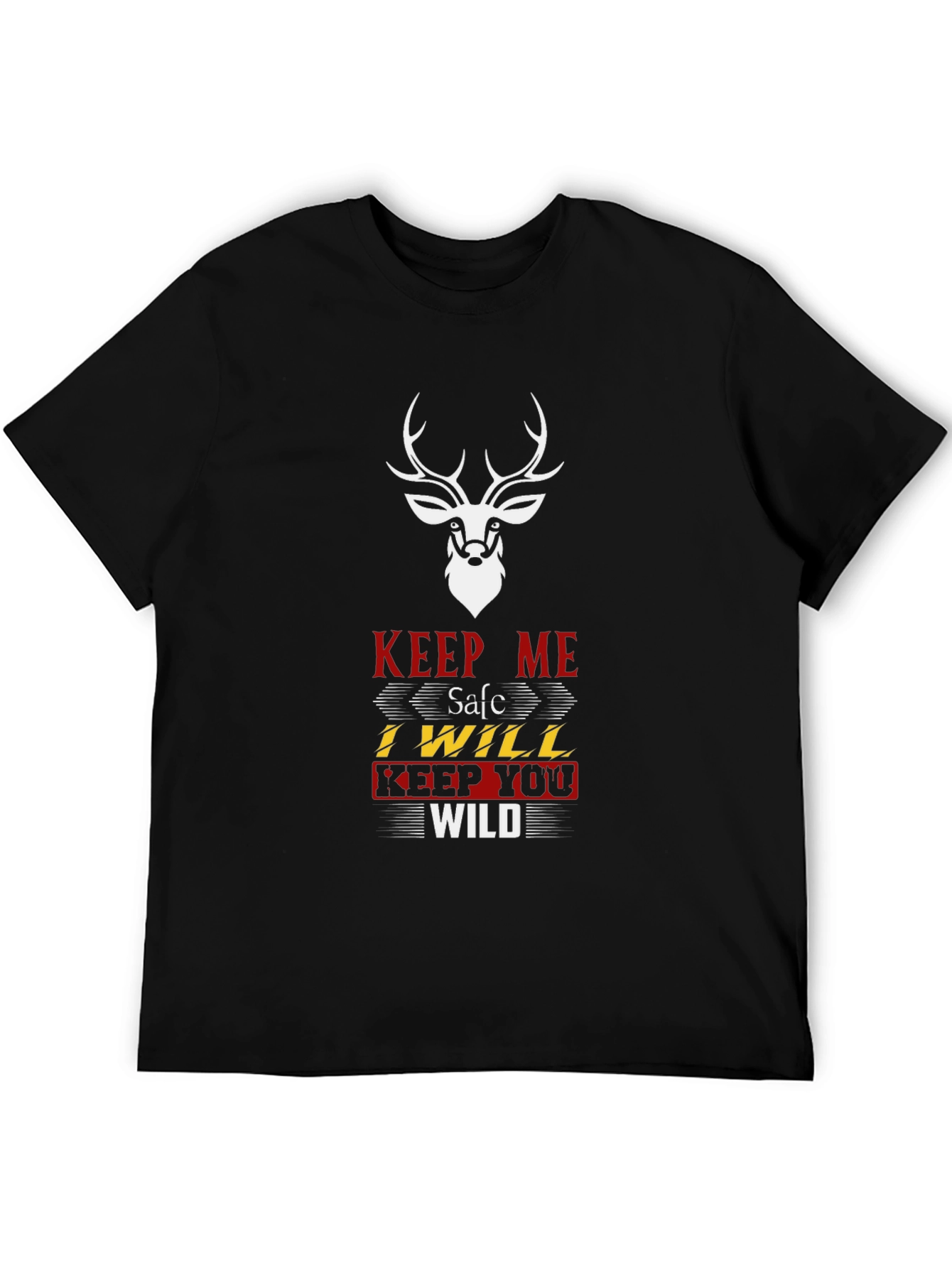 Keep Me Safe T-Shirt: Deer Graphic Tee