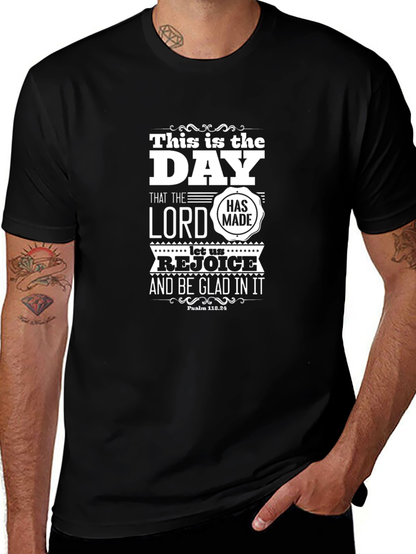 This is the Day T-Shirt Christian Bible Verse