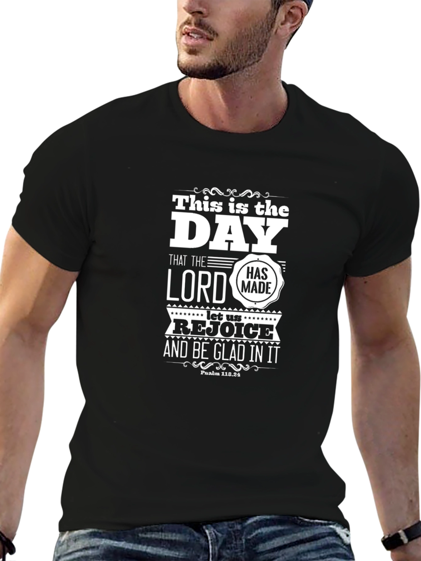 This is the Day T-Shirt Christian Bible Verse