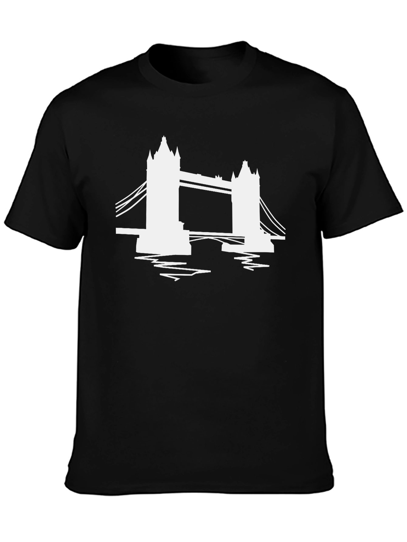 London Bridge Silhouette Graphic T-Shirt