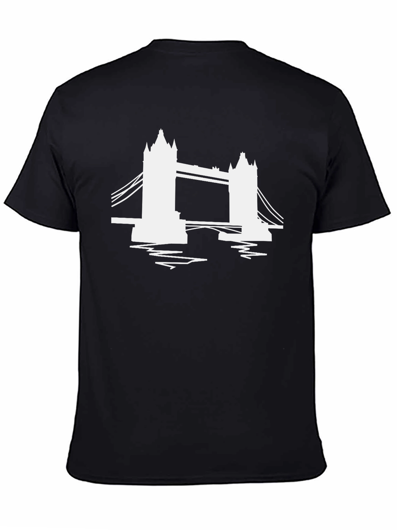 London Bridge Silhouette Graphic T-Shirt