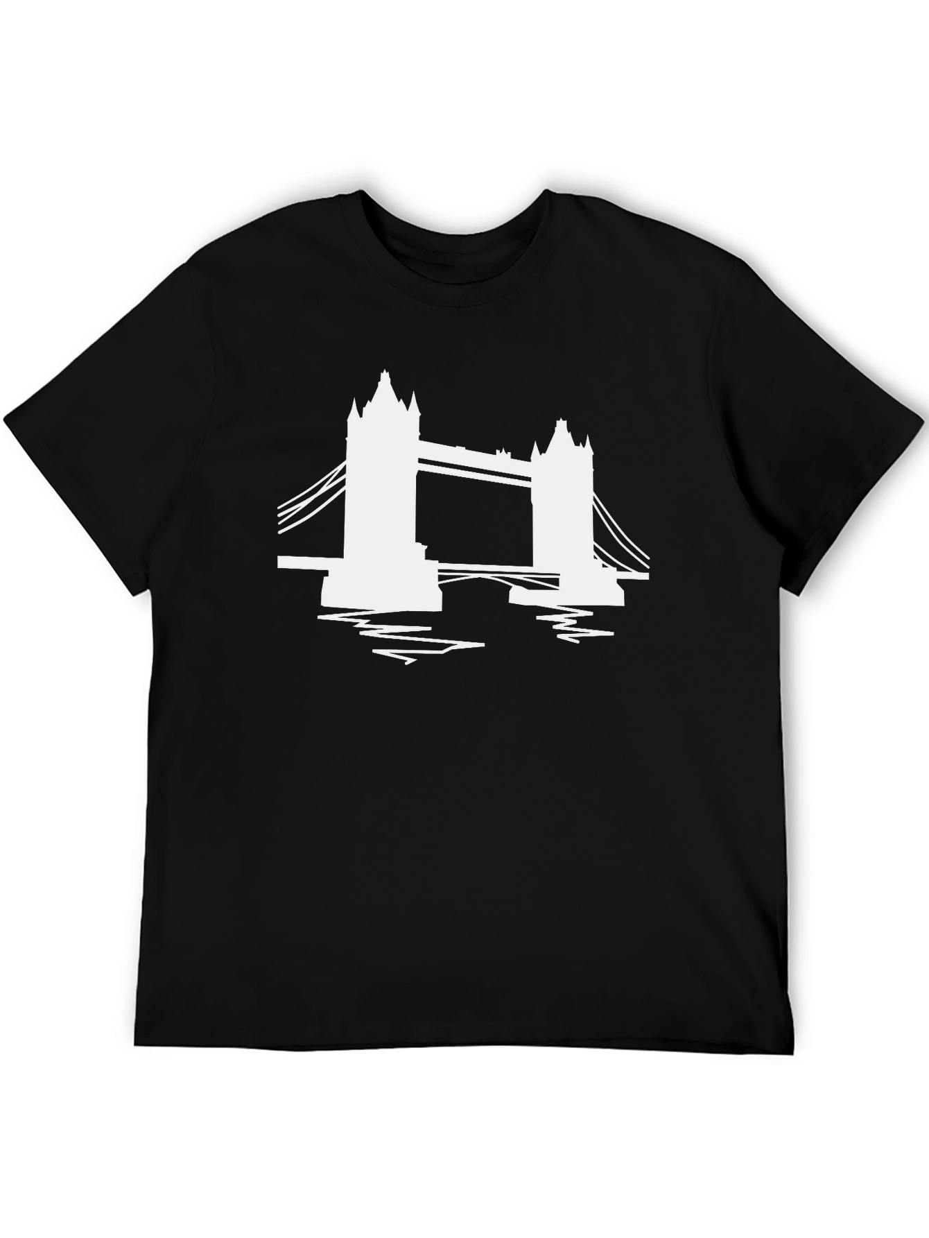 London Bridge Silhouette Graphic T-Shirt