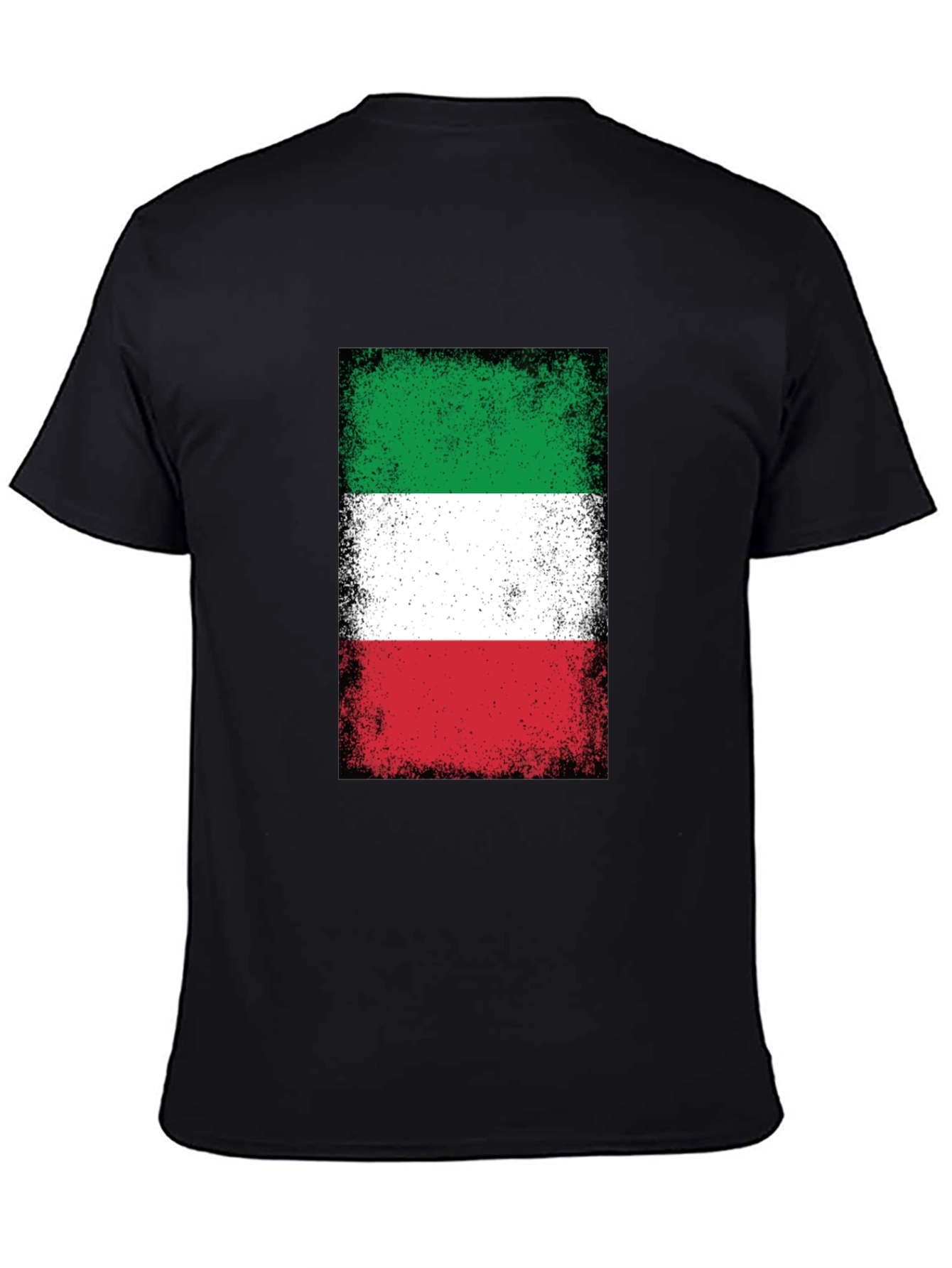 Italian Flag T-Shirt - Distressed Design