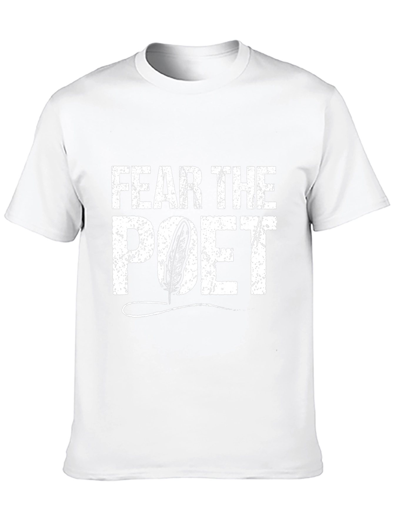 Fear The Poet Graphic Tee - Black Cotton T-Shirt
