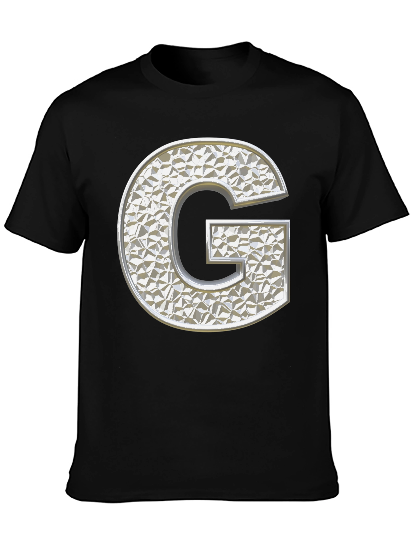 Letter G Stylish Black T-Shirt