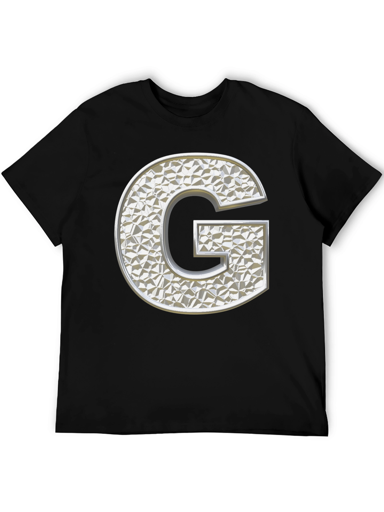 Letter G Stylish Black T-Shirt