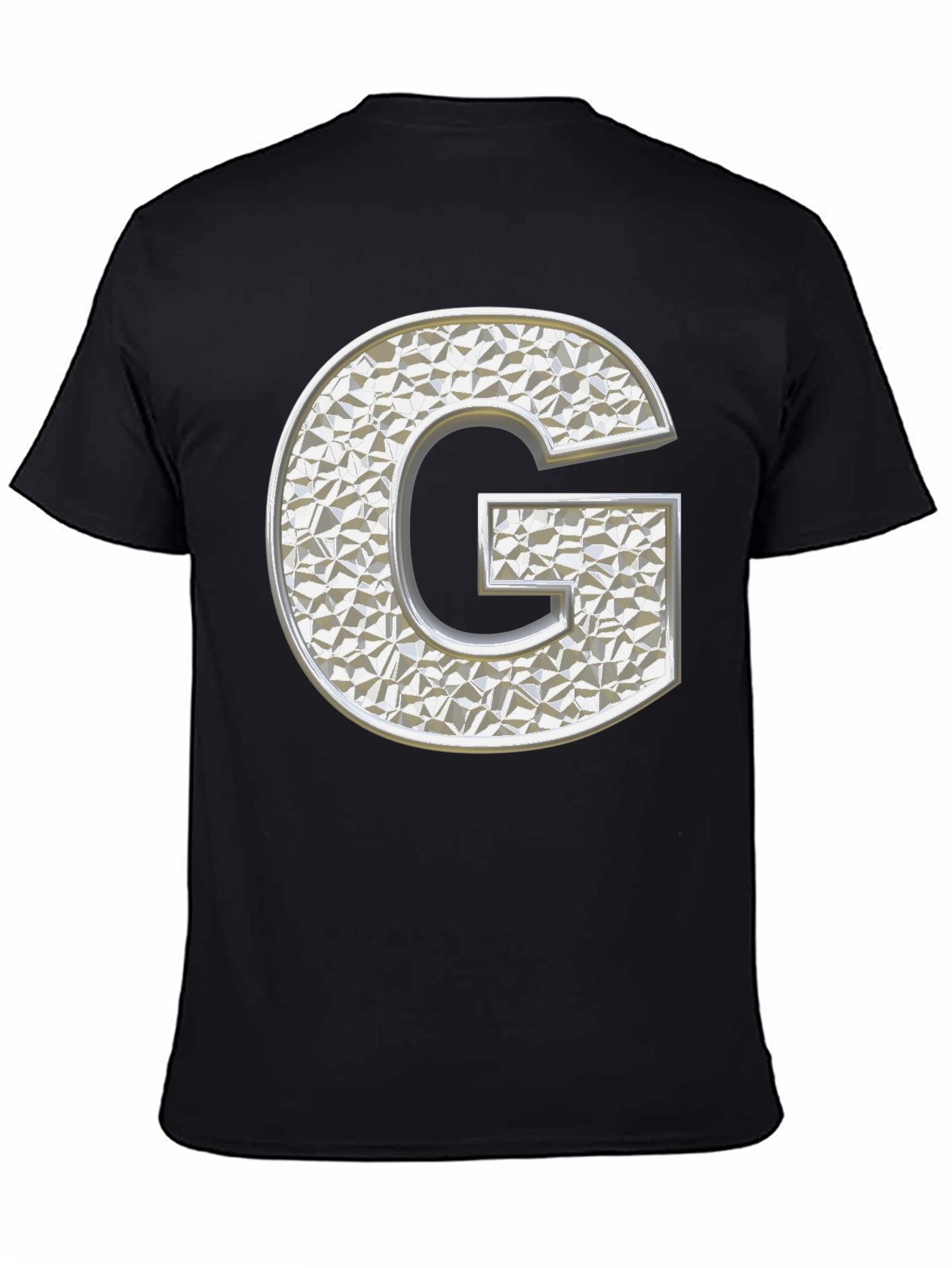 Letter G Stylish Black T-Shirt