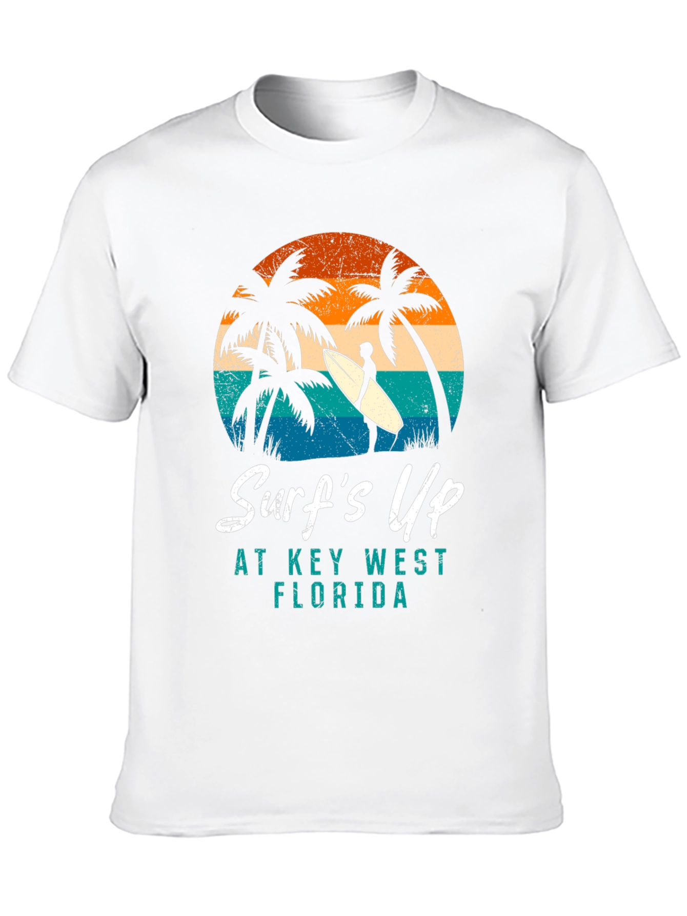 Surfs Up Key West Florida Tee