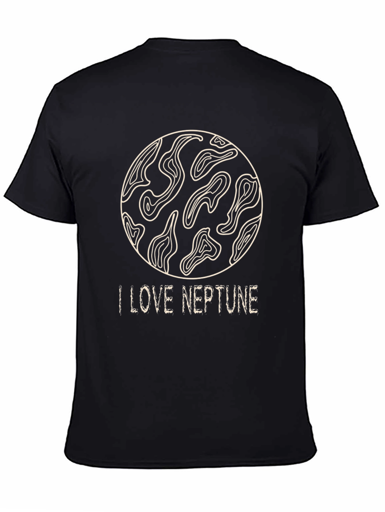 I Love Neptune Graphic Tee - Space Lovers Gift