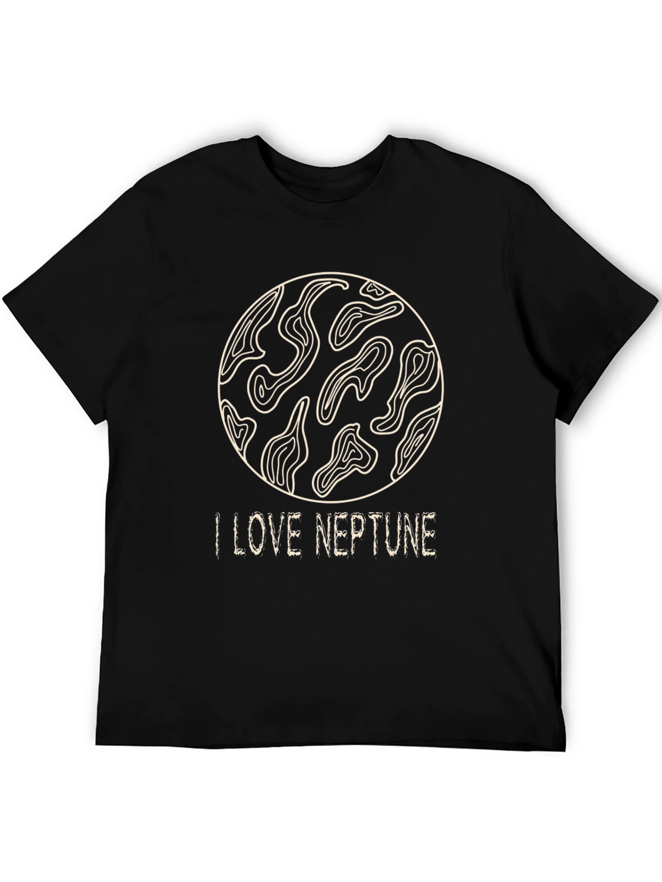 I Love Neptune Graphic Tee - Space Lovers Gift