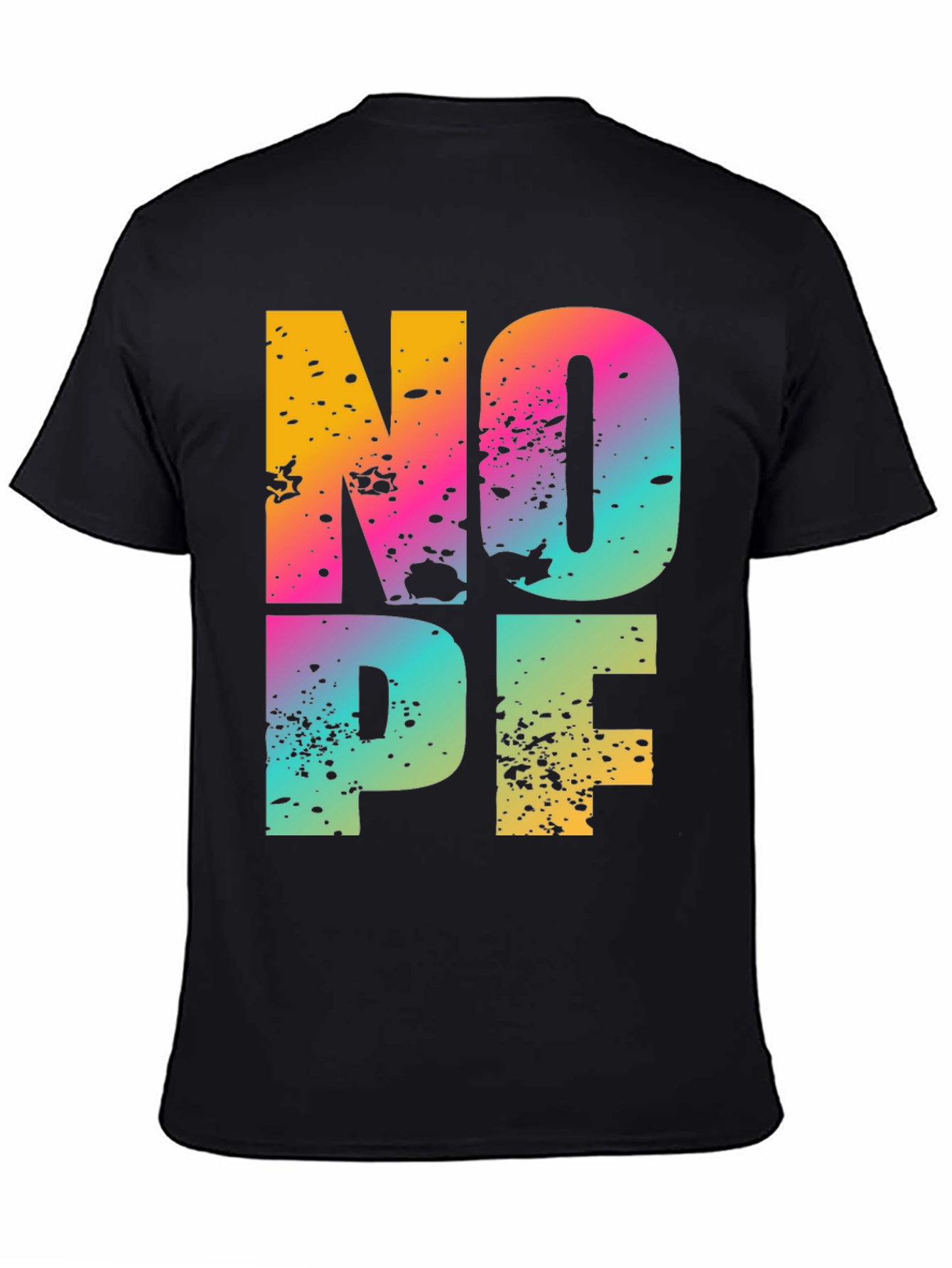 Colorful NOPE Graphic T-Shirt