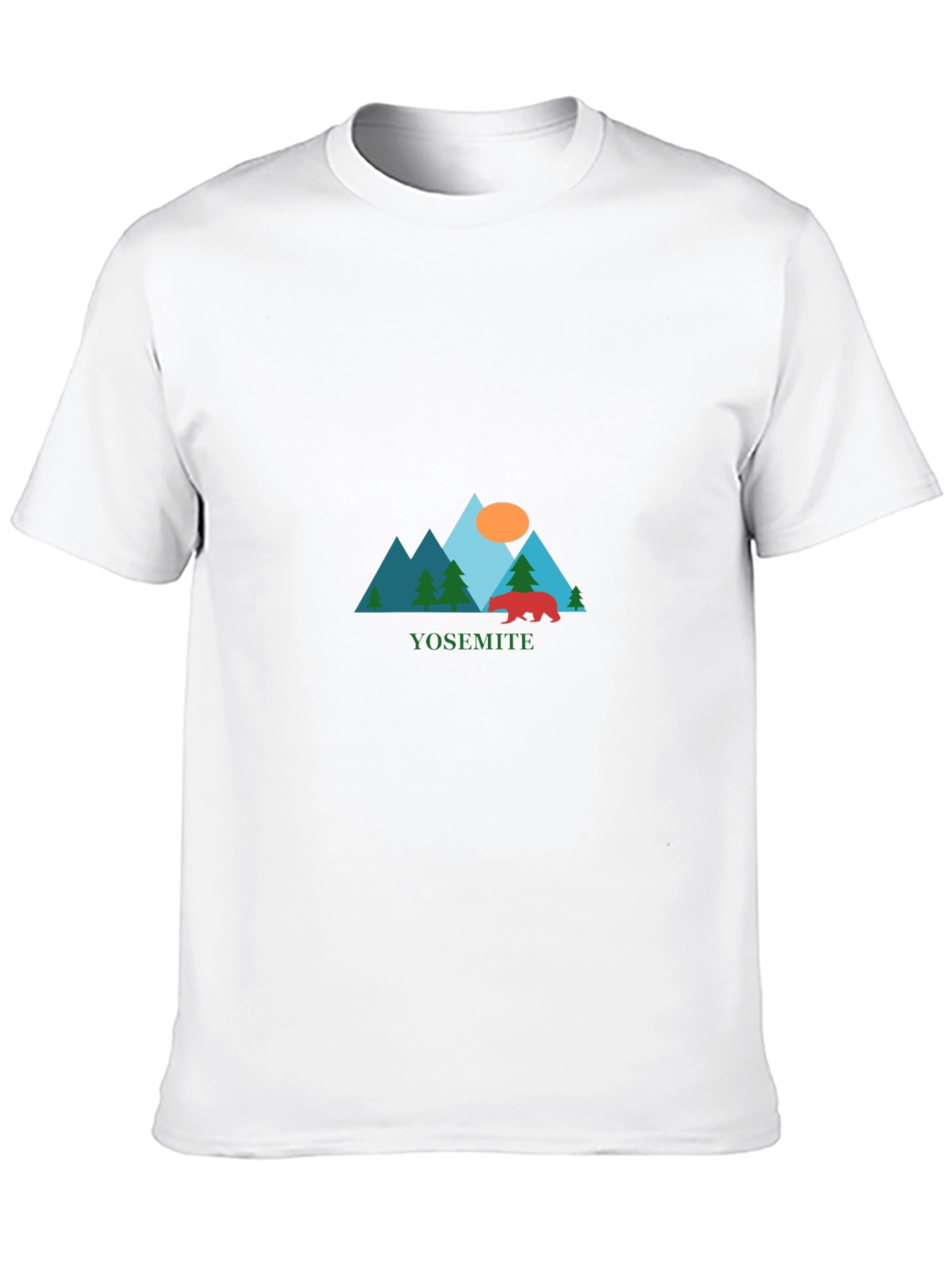 Yosemite Graphic Tee - Nature Inspired Black T-Shirt