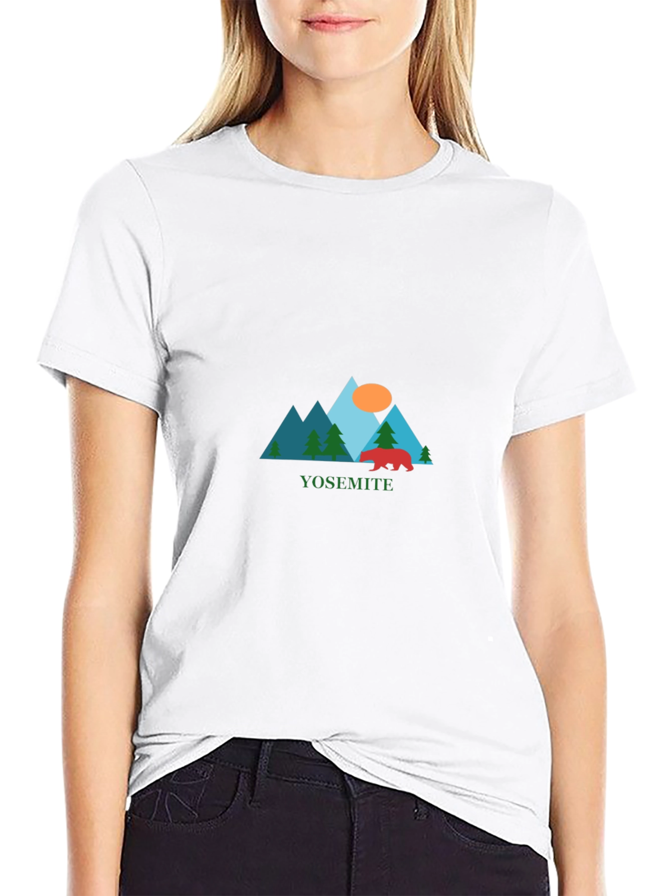 Yosemite Graphic Tee - Nature Inspired Black T-Shirt