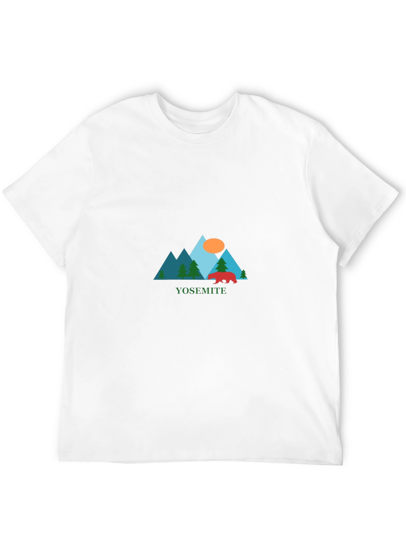 Yosemite Graphic Tee - Nature Inspired Black T-Shirt