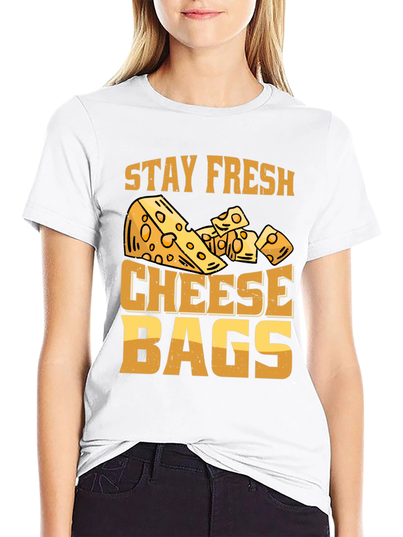 Stay Fresh Cheese Bags Graphic Tee