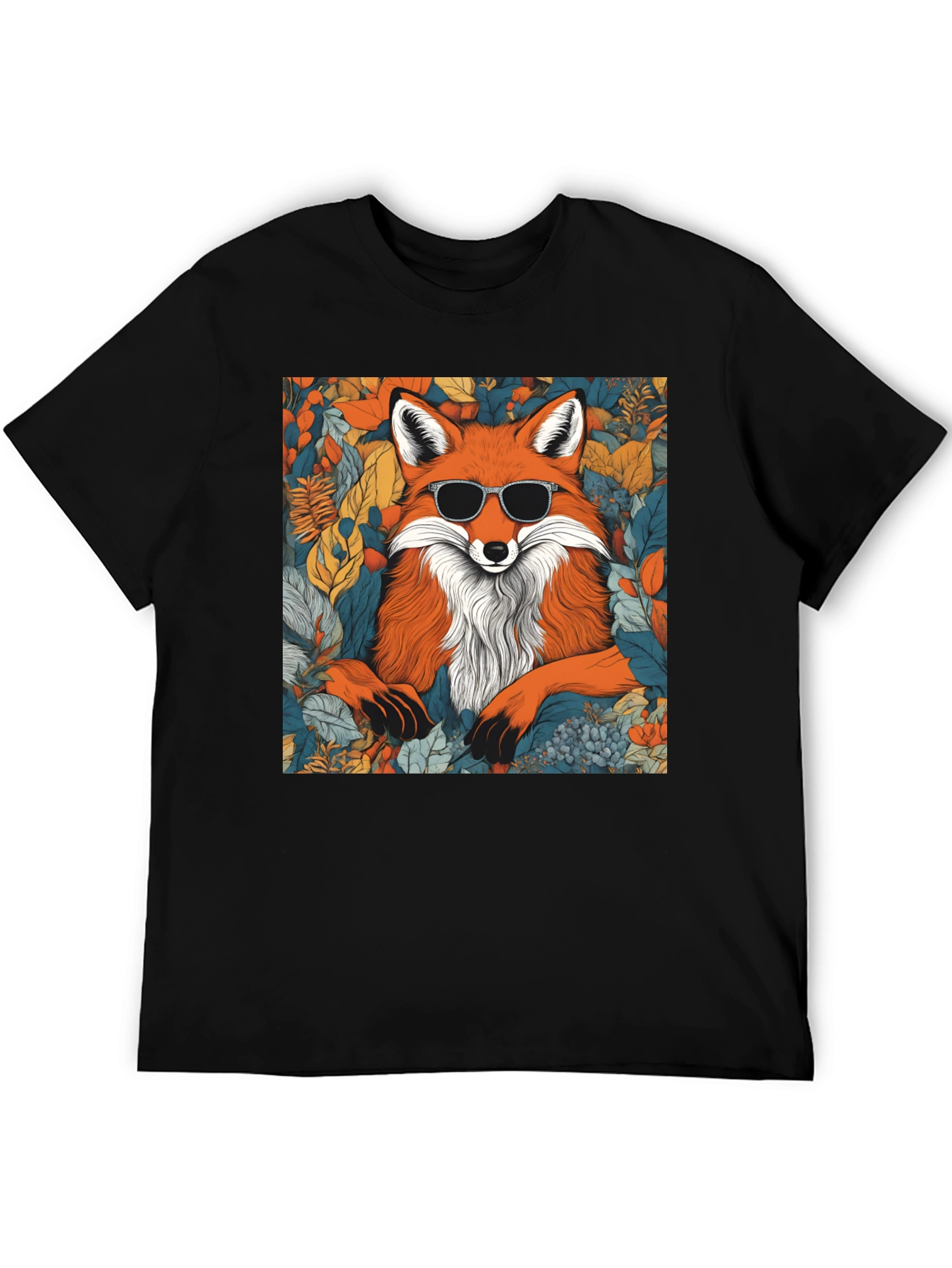 Cool Fox Graphic T-Shirt - Stylish Unisex Tee