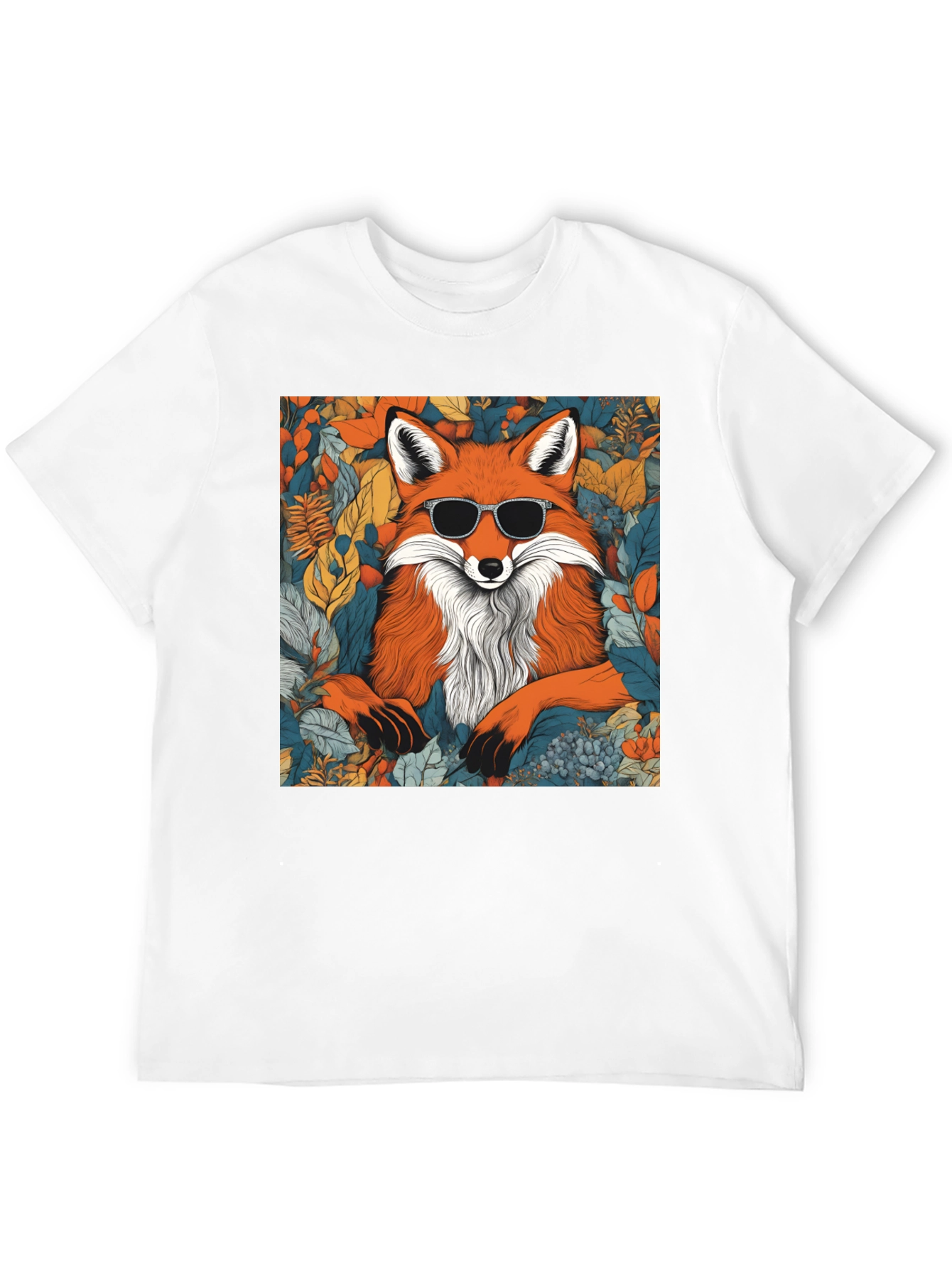 Cool Fox Graphic T-Shirt - Stylish Unisex Tee