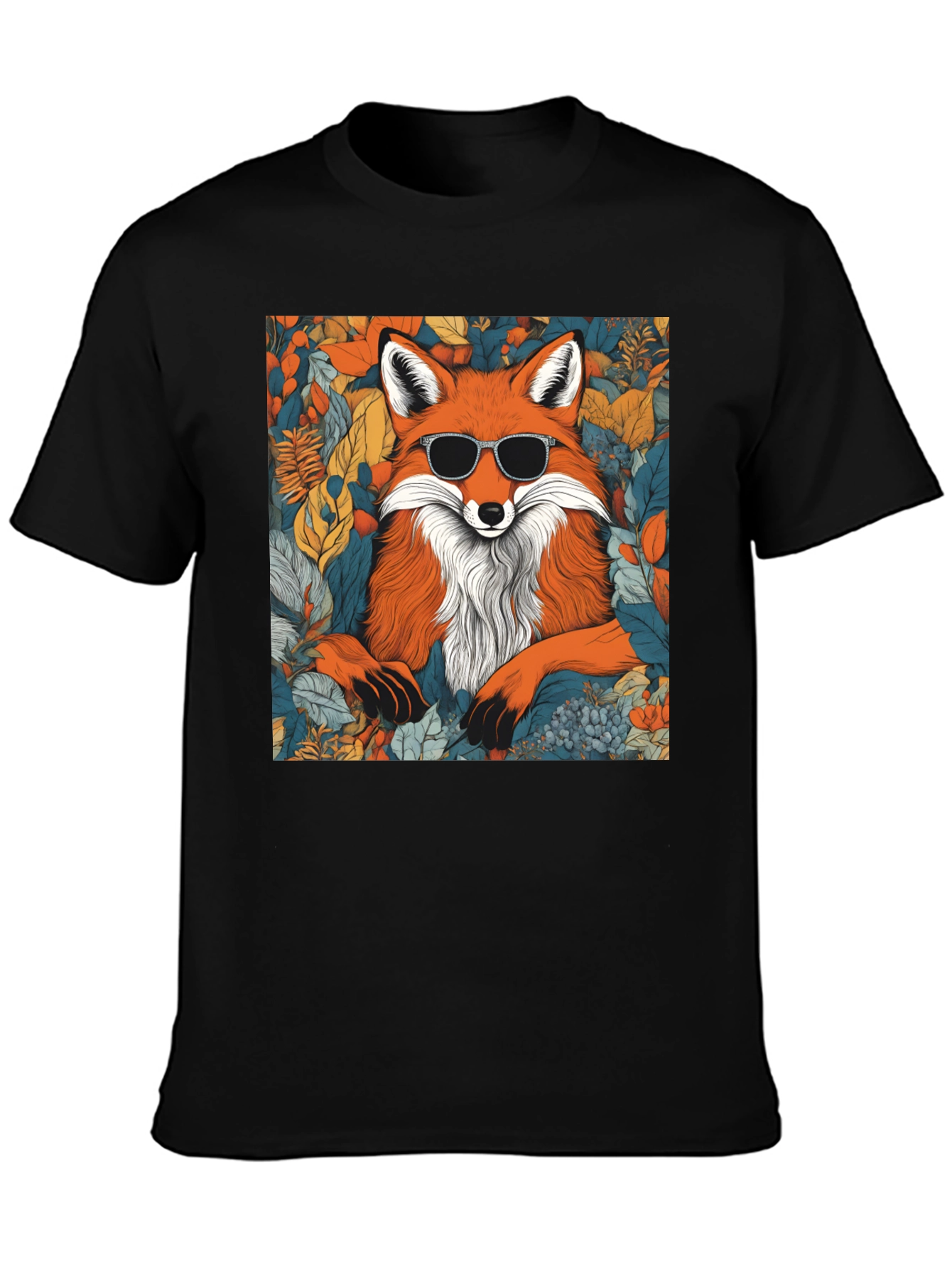 Cool Fox Graphic T-Shirt - Stylish Unisex Tee