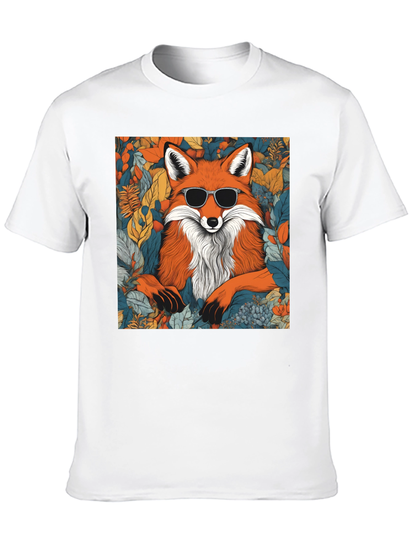 Cool Fox Graphic T-Shirt - Stylish Unisex Tee