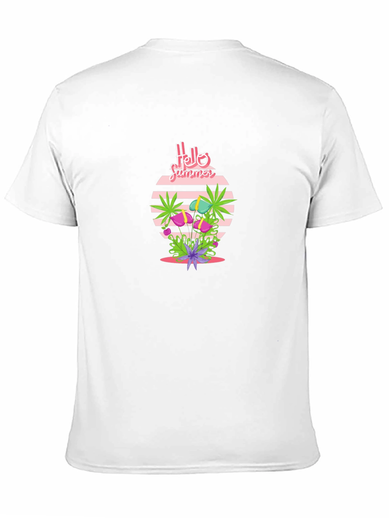 Hello Summer Graphic Tee - Black