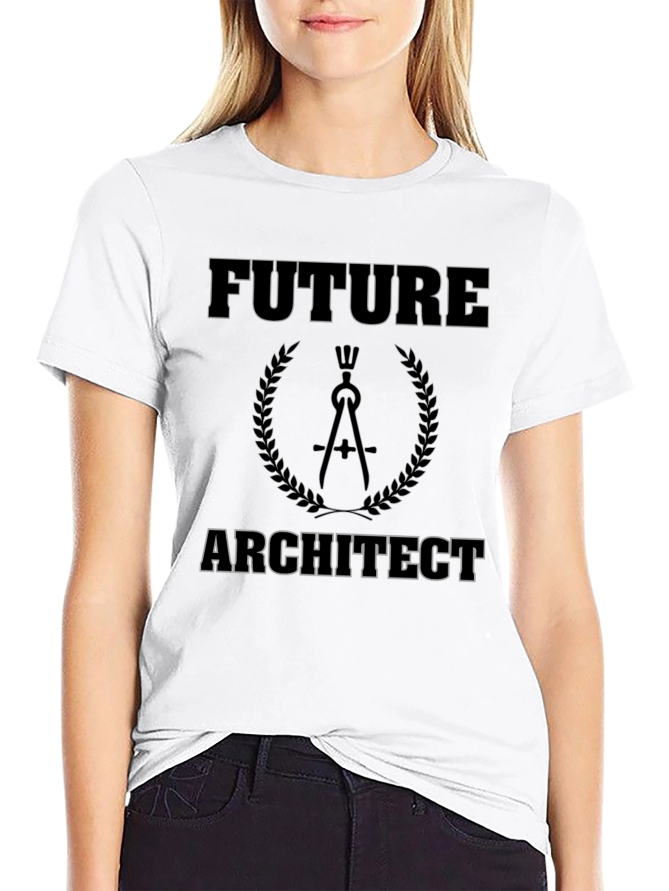 Future Architect T-Shirt - Black Graphic Tee