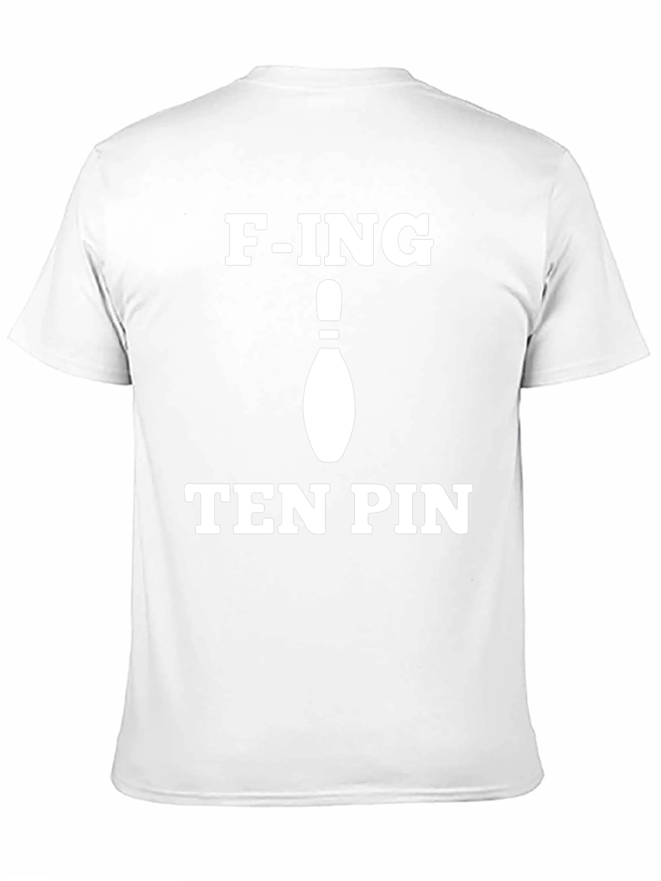 F-ING Ten Pin Graphic T-Shirt - Black Cotton Tee