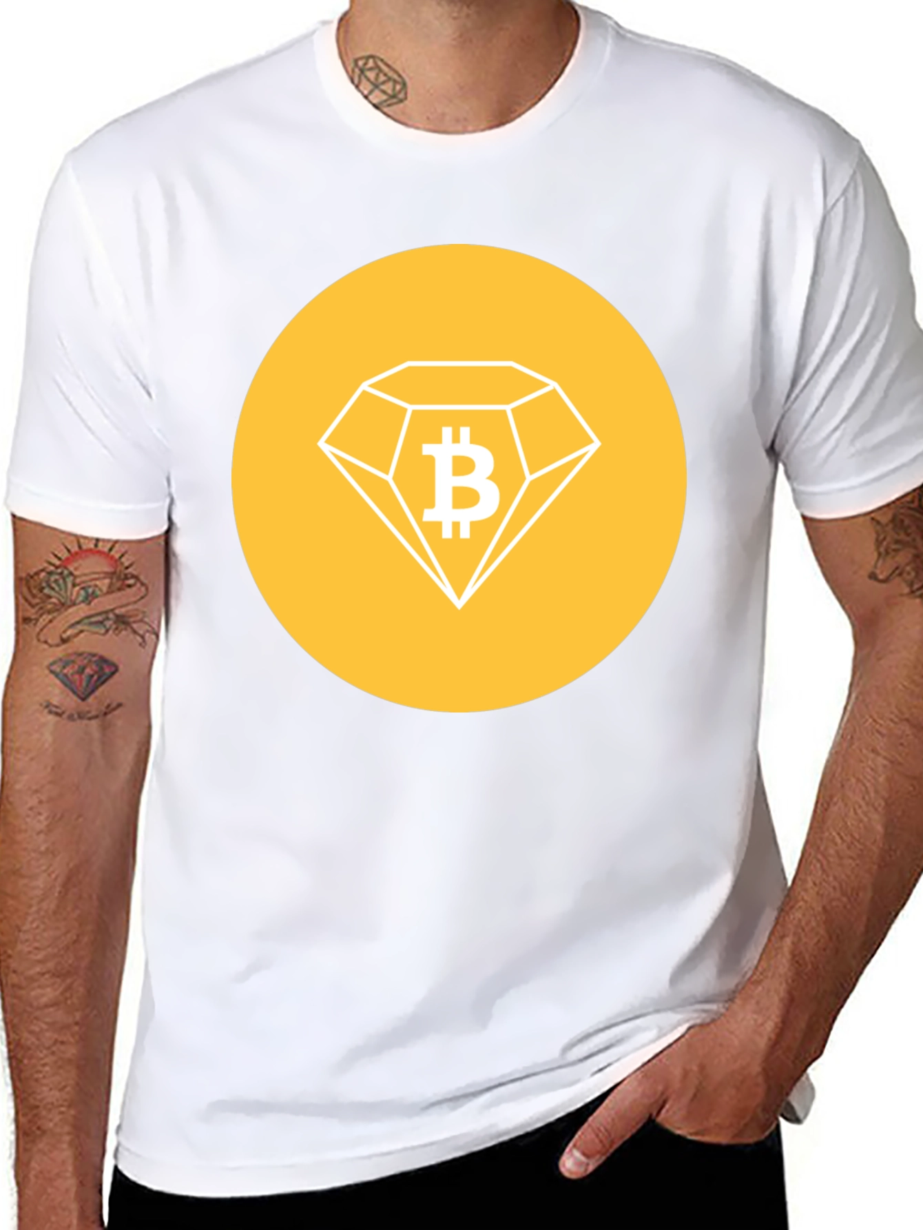 Bitcoin Diamond Black T-Shirt - Crypto Style