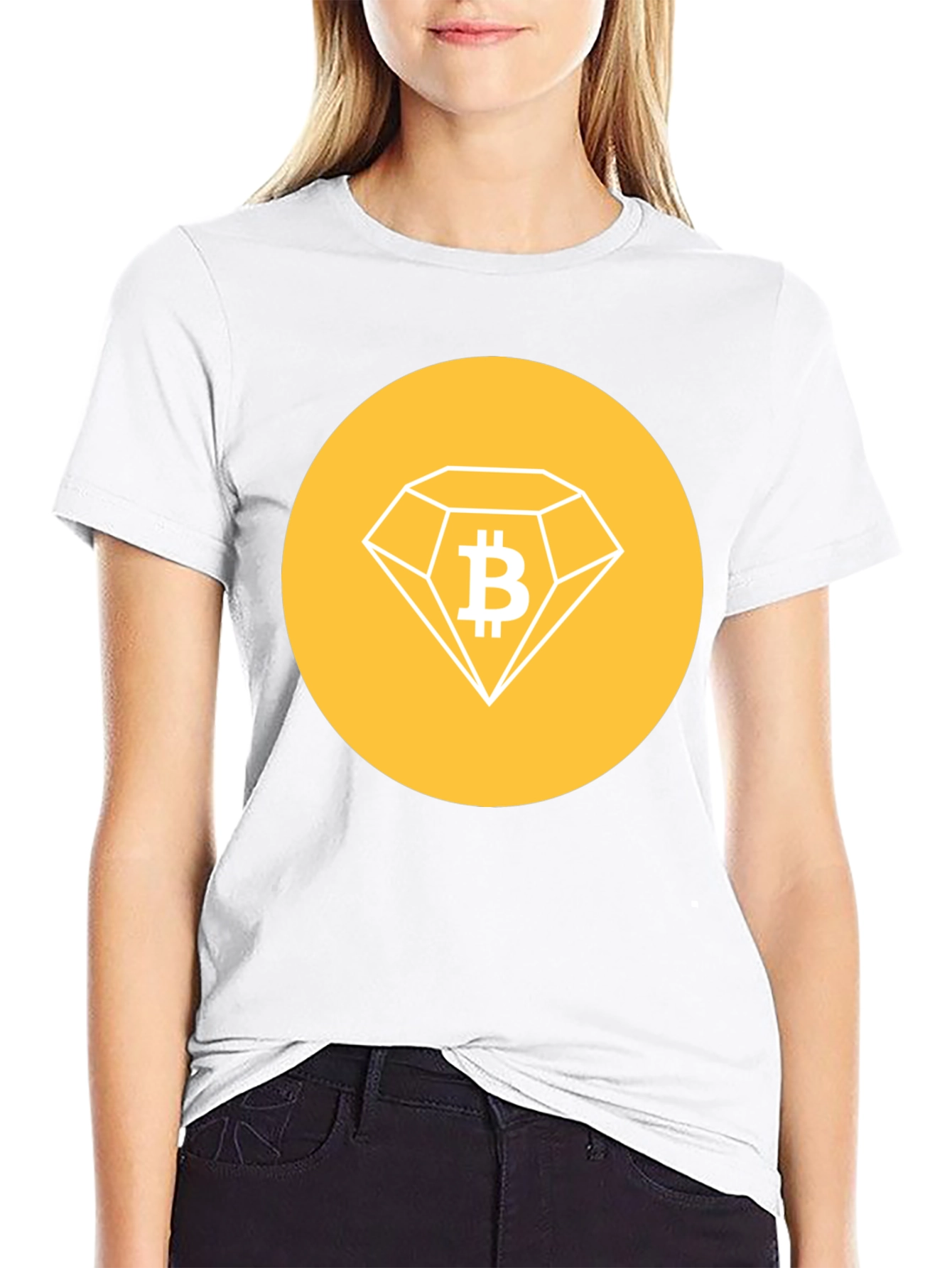 Bitcoin Diamond Black T-Shirt - Crypto Style