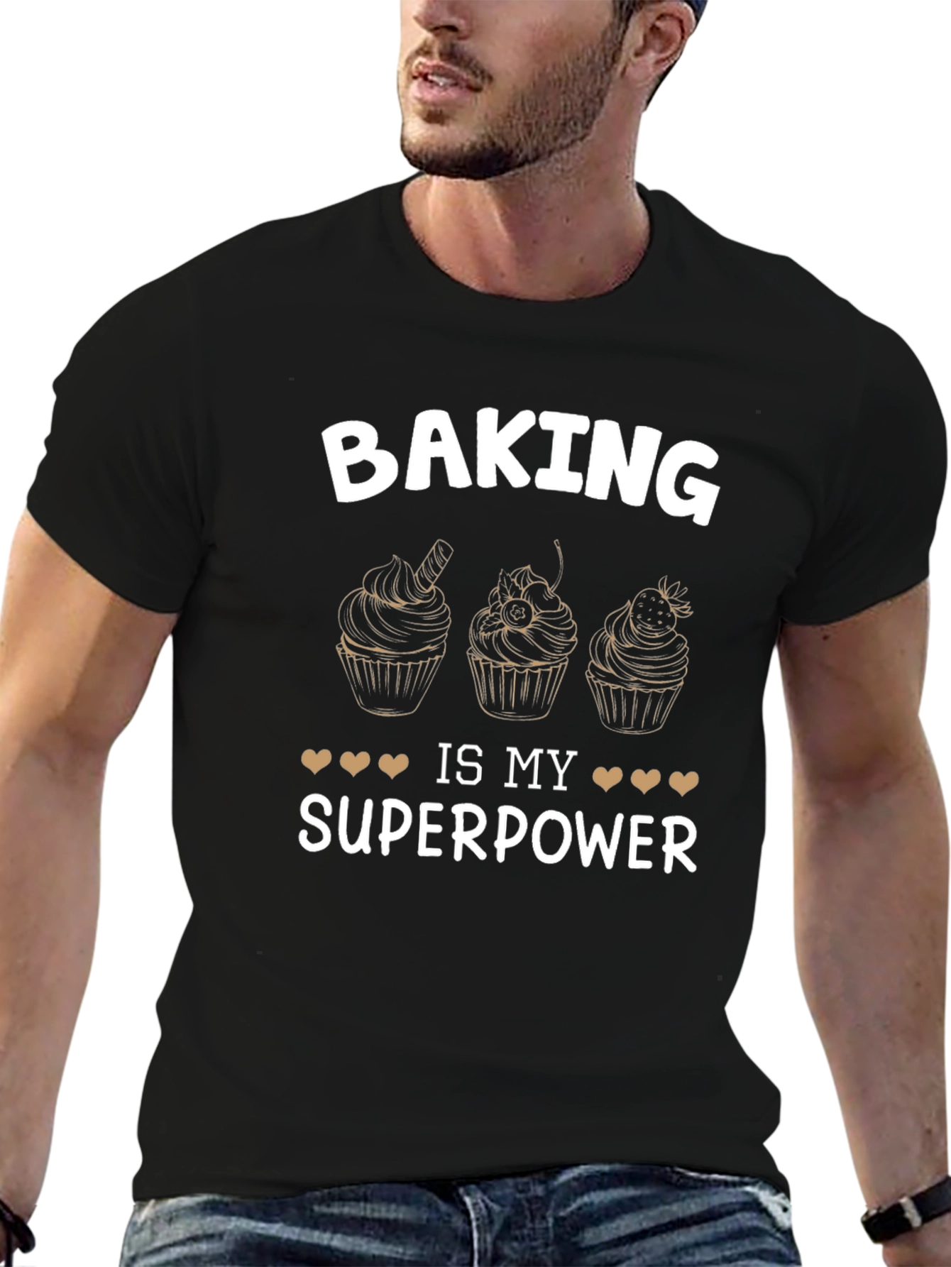 Baking is My Superpower Graphic T-Shirt