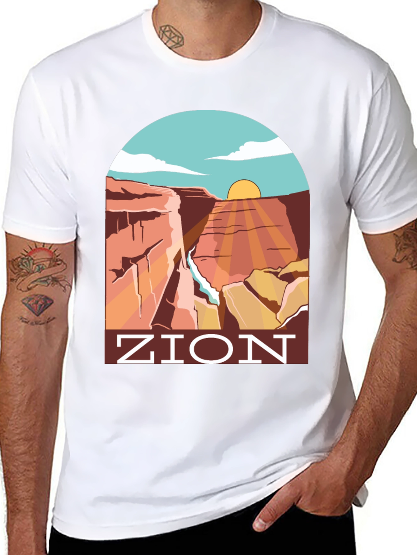 Zion Canyon Graphic Tee - Adventure Awaits!
