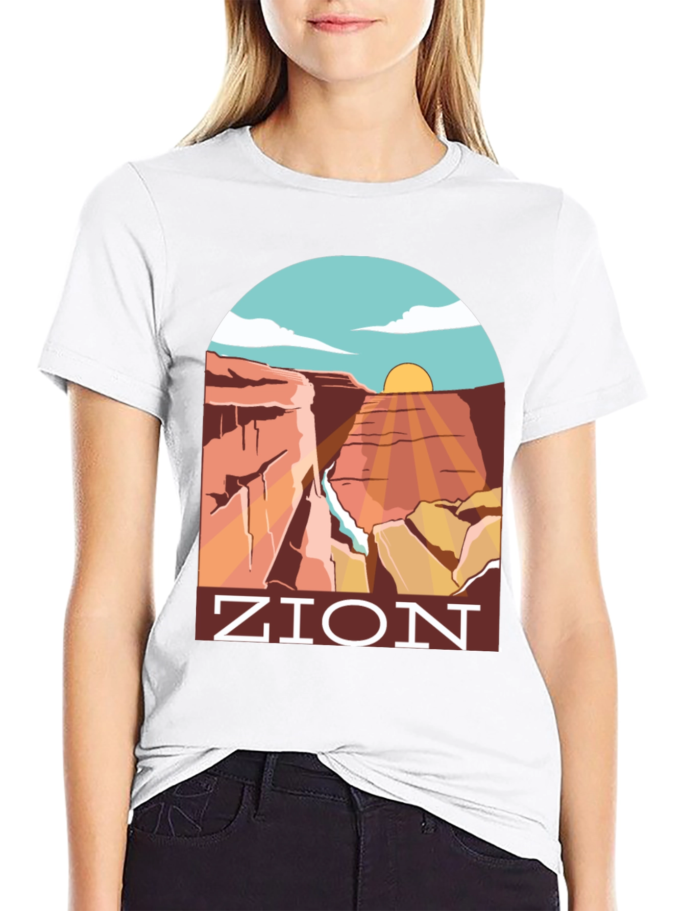 Zion Canyon Graphic Tee - Adventure Awaits!