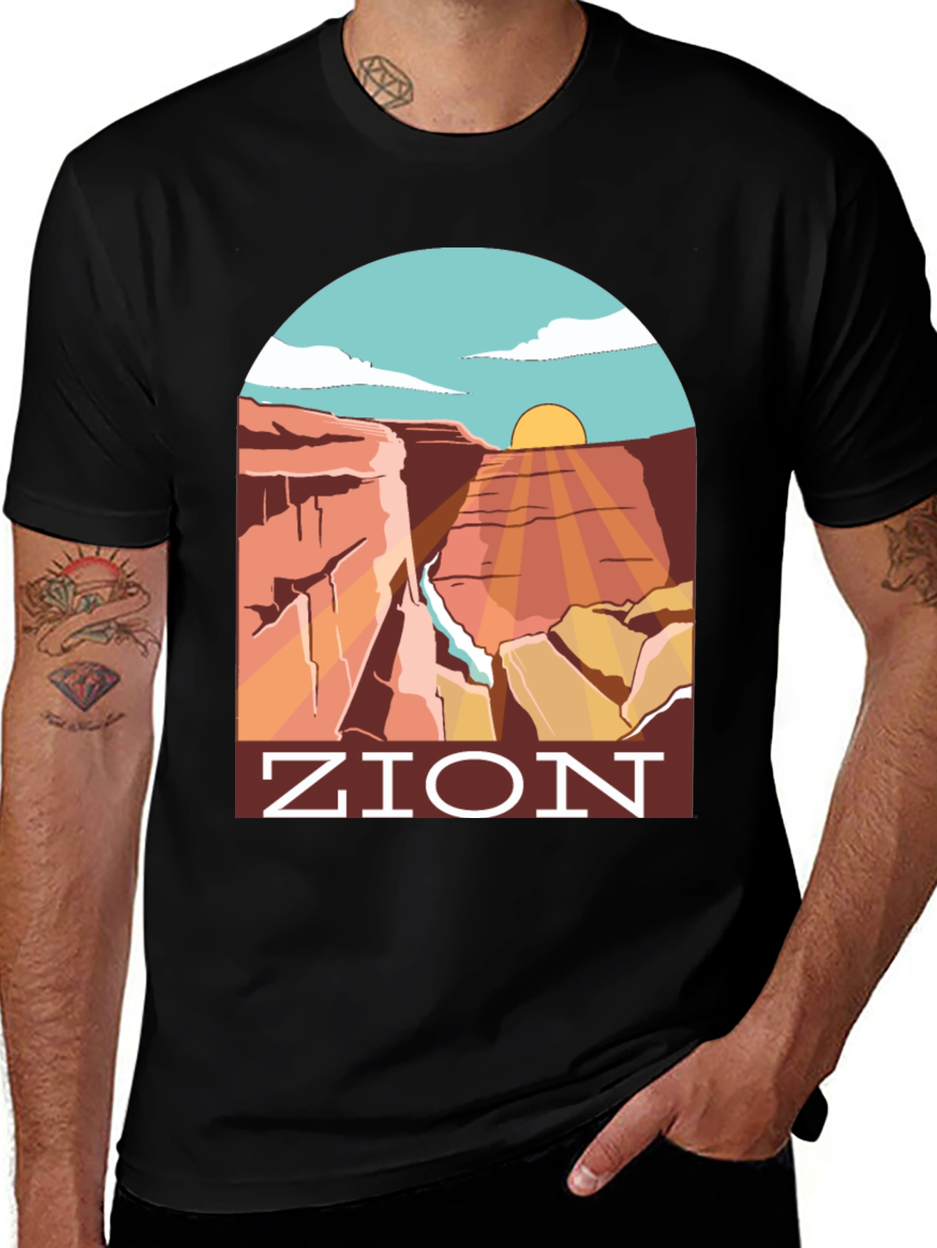 Zion Canyon Graphic Tee - Adventure Awaits!