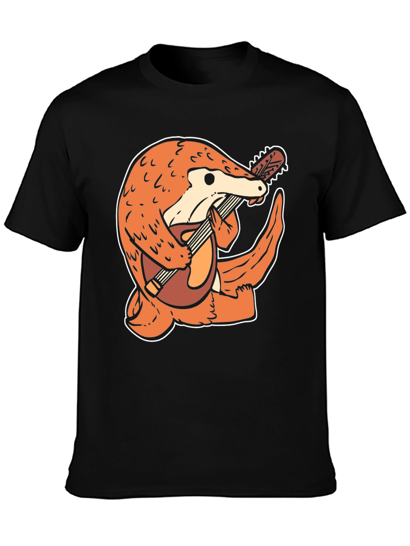 Aardvark Guitarist Black T-Shirt
