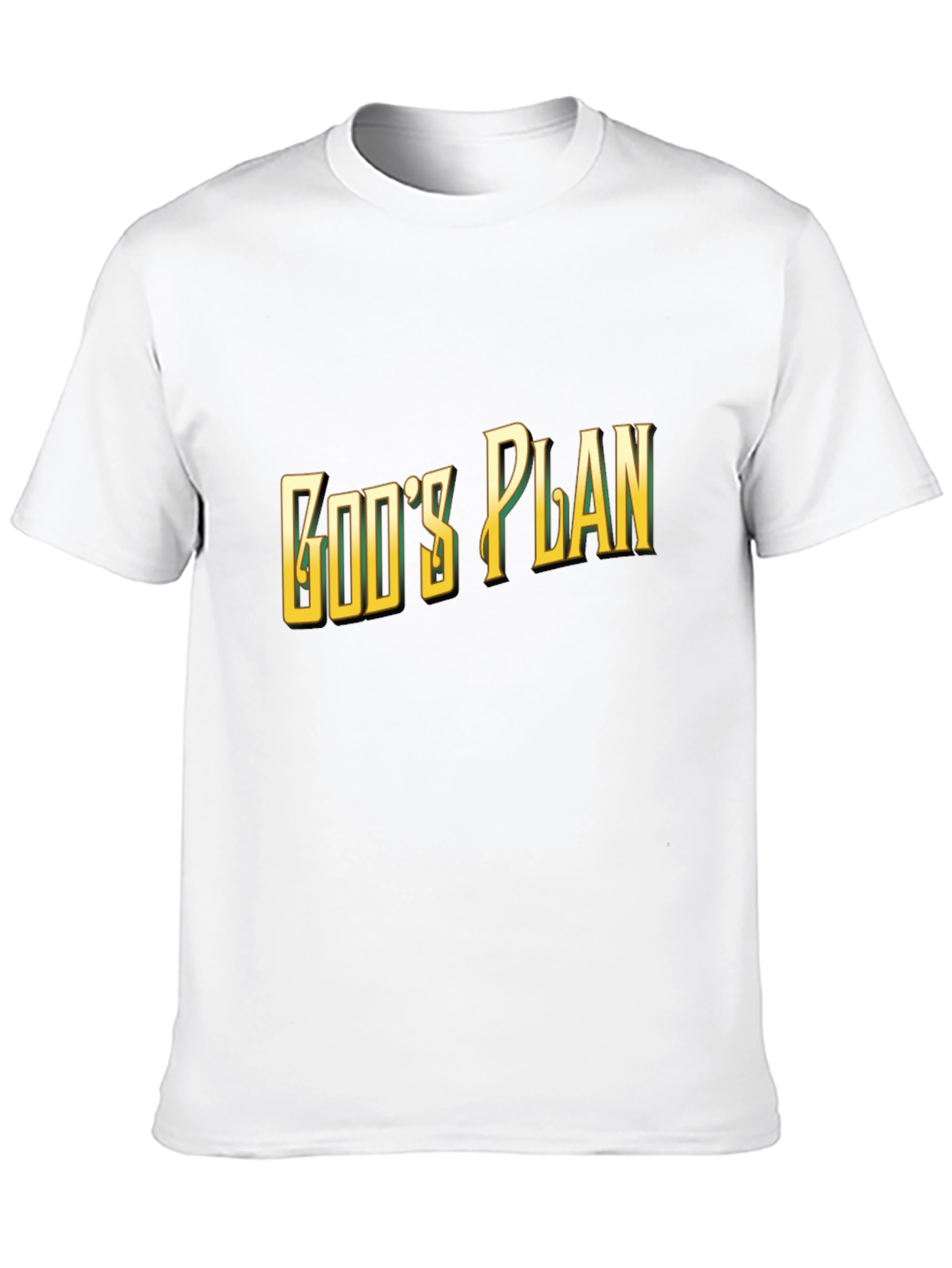 Gods Plan Graphic Tee - Stylish Black T-Shirt
