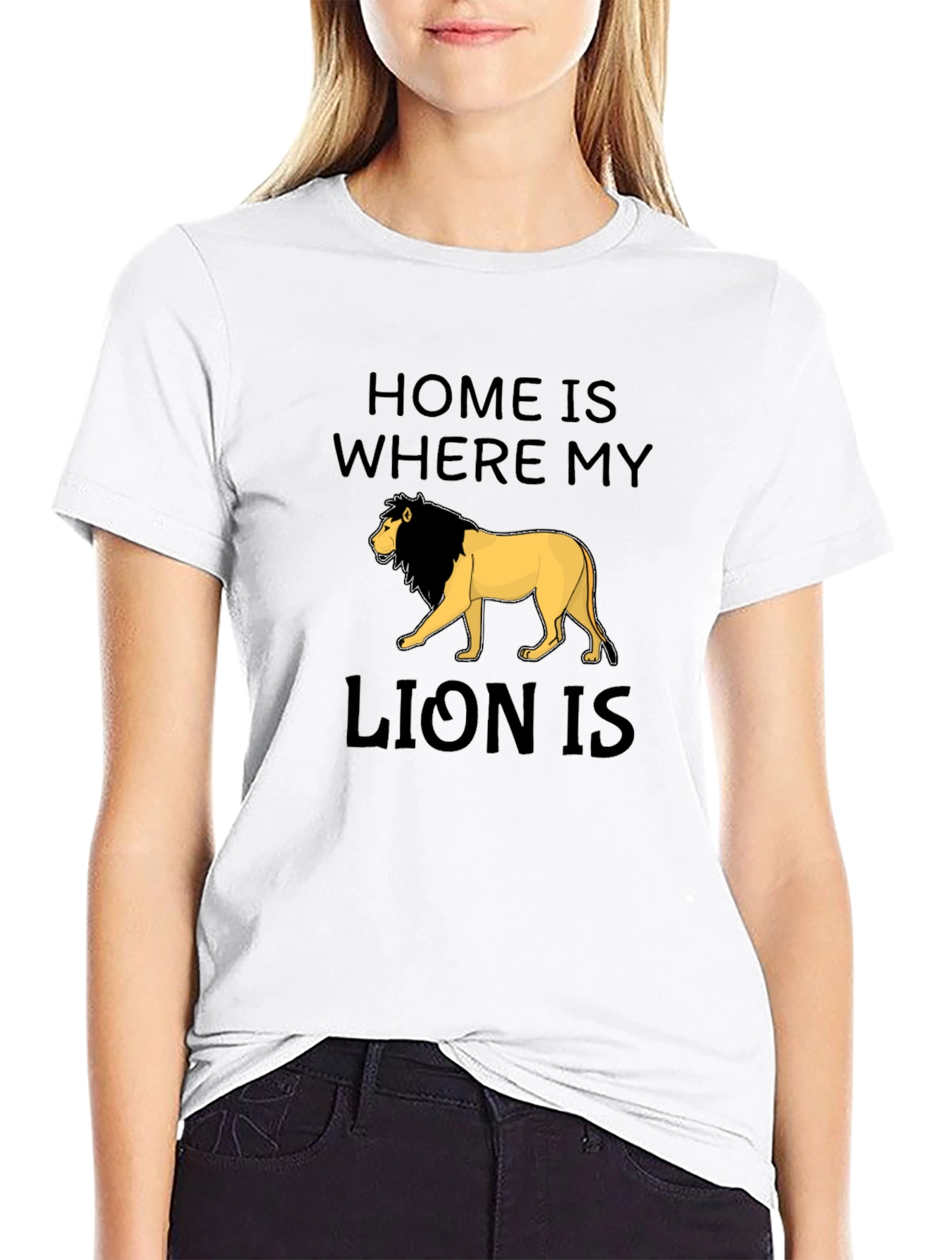 Home Is Where My Lion Is T-Shirt