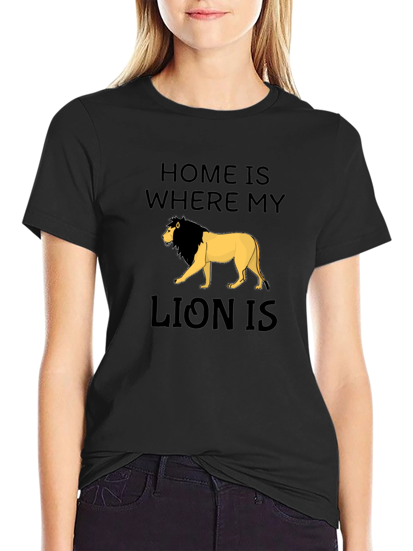 Home Is Where My Lion Is T-Shirt