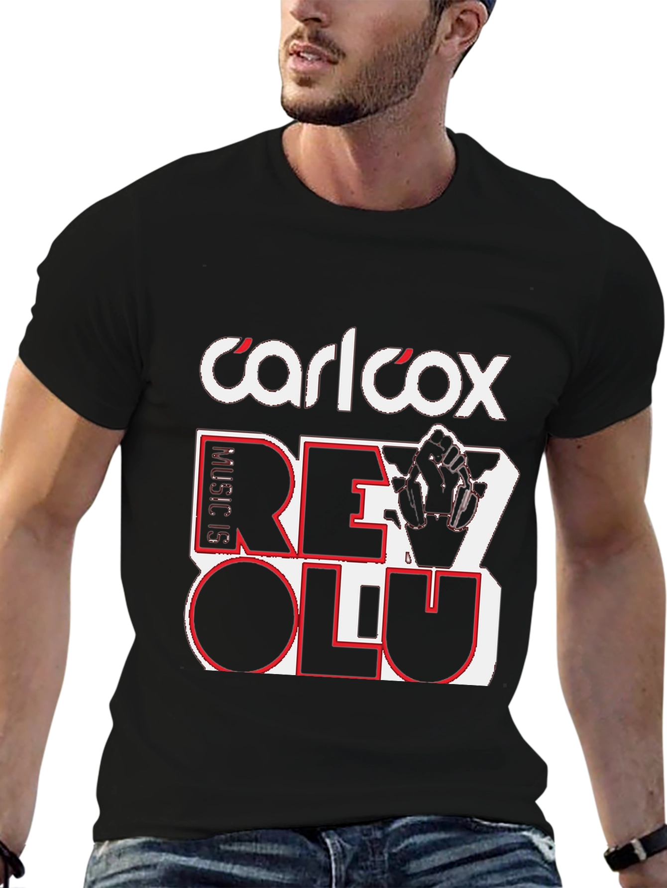 Carl Cox Music is Revolution Black T-Shirt