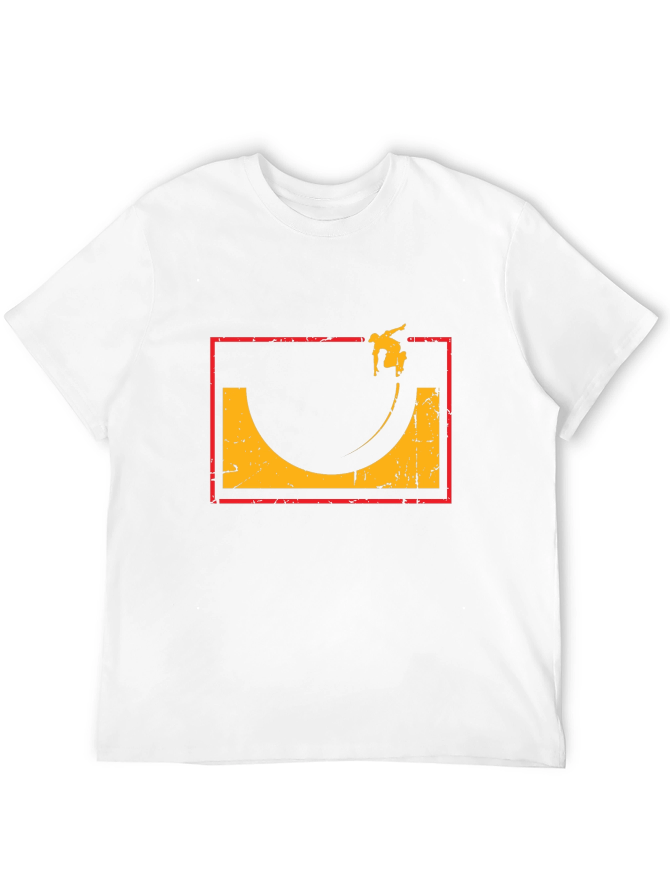 Skate Halfpipe Graphic Tee - Retro Skateboarding Shirt