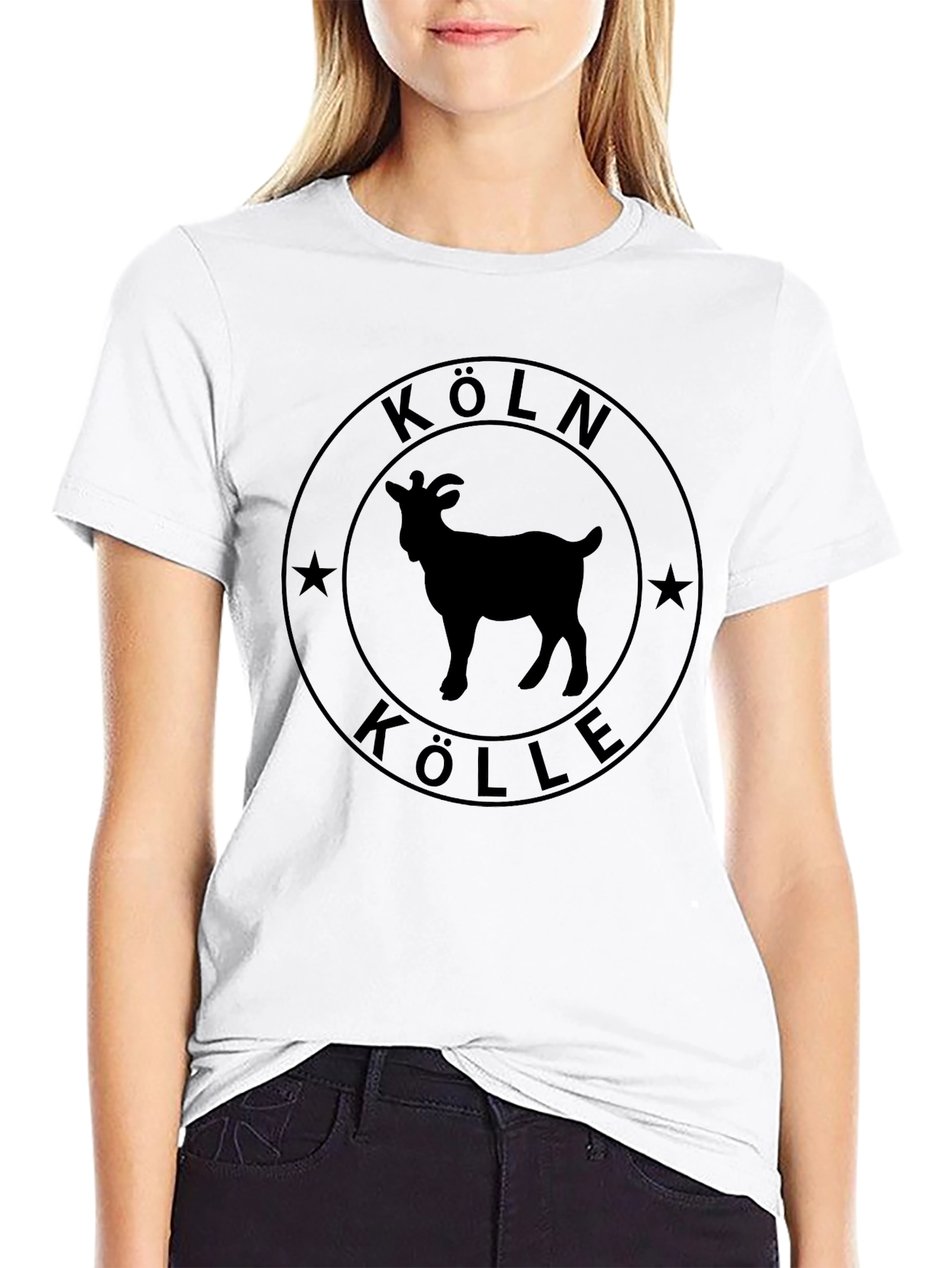 Köln Kölle Goat Graphic Tee - Black T-Shirt