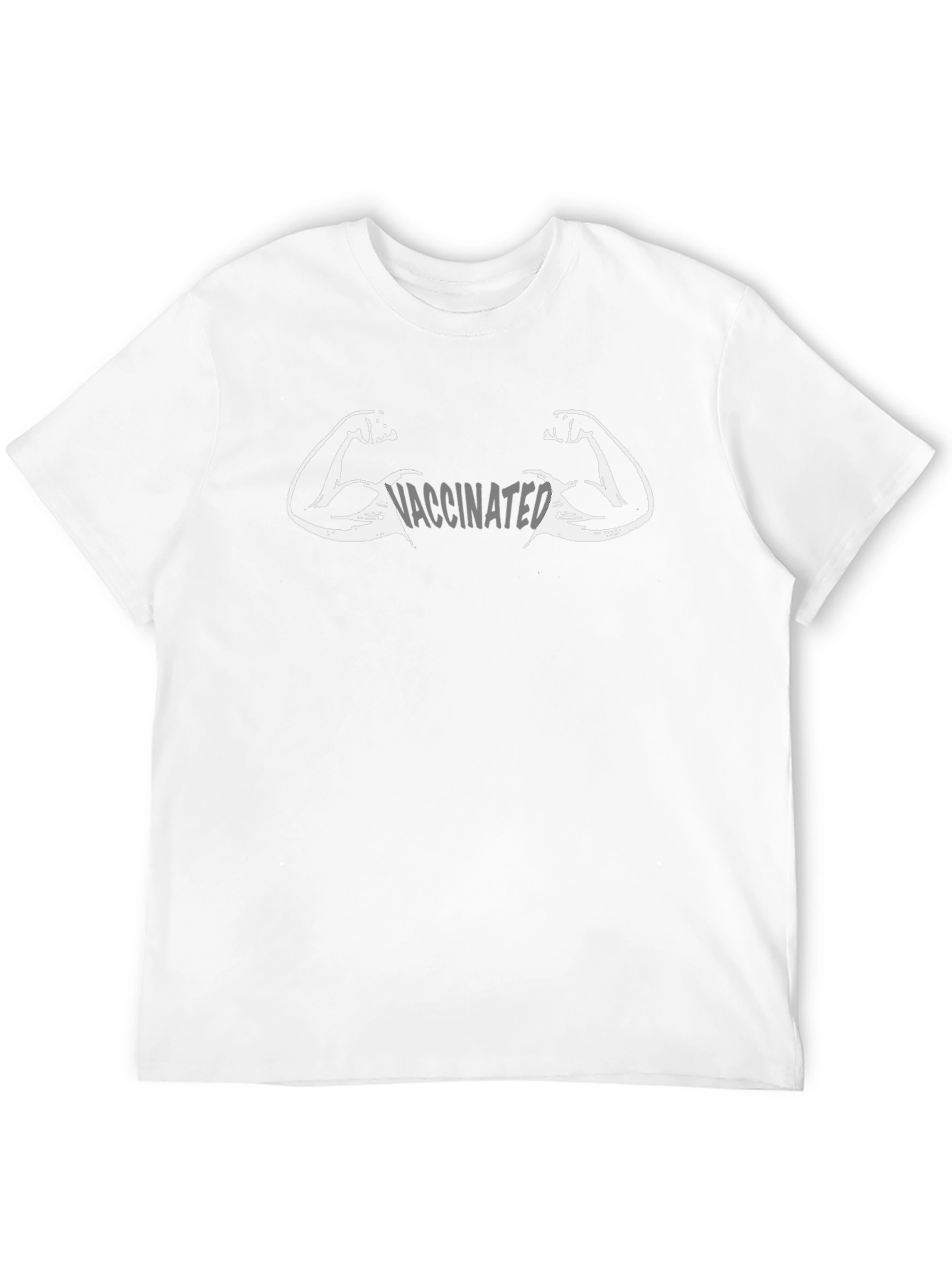Vaccinated Strong Arm Graphic Tee