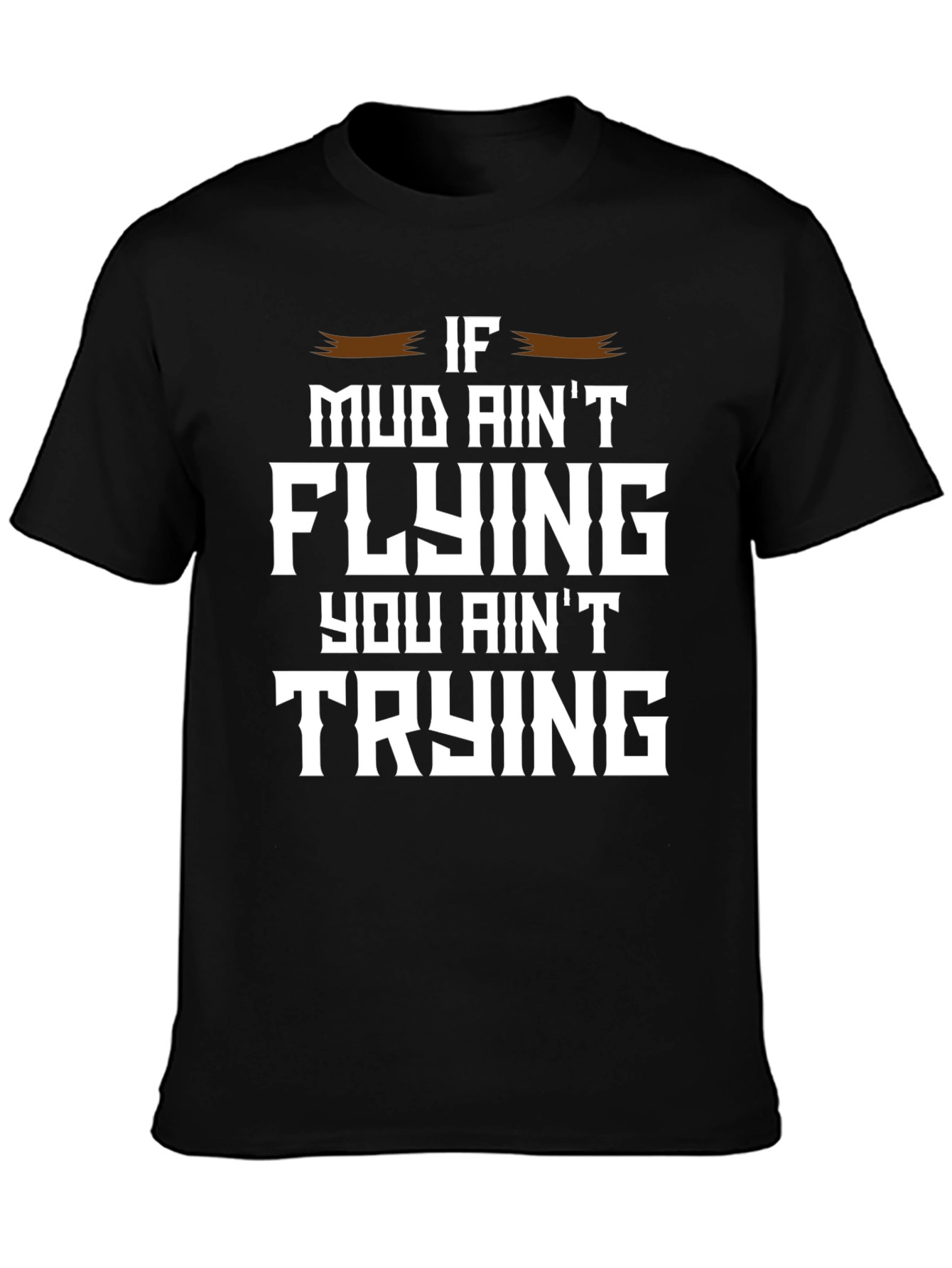 Mud Flying Graphic Tee - Black