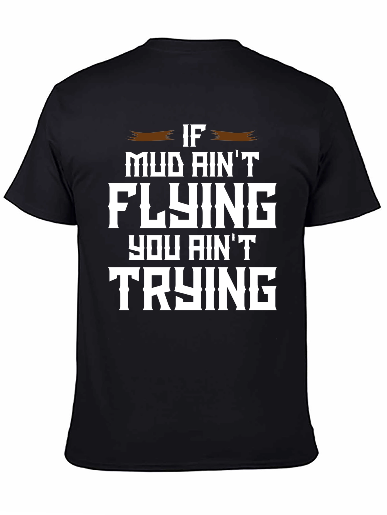 Mud Flying Graphic Tee - Black