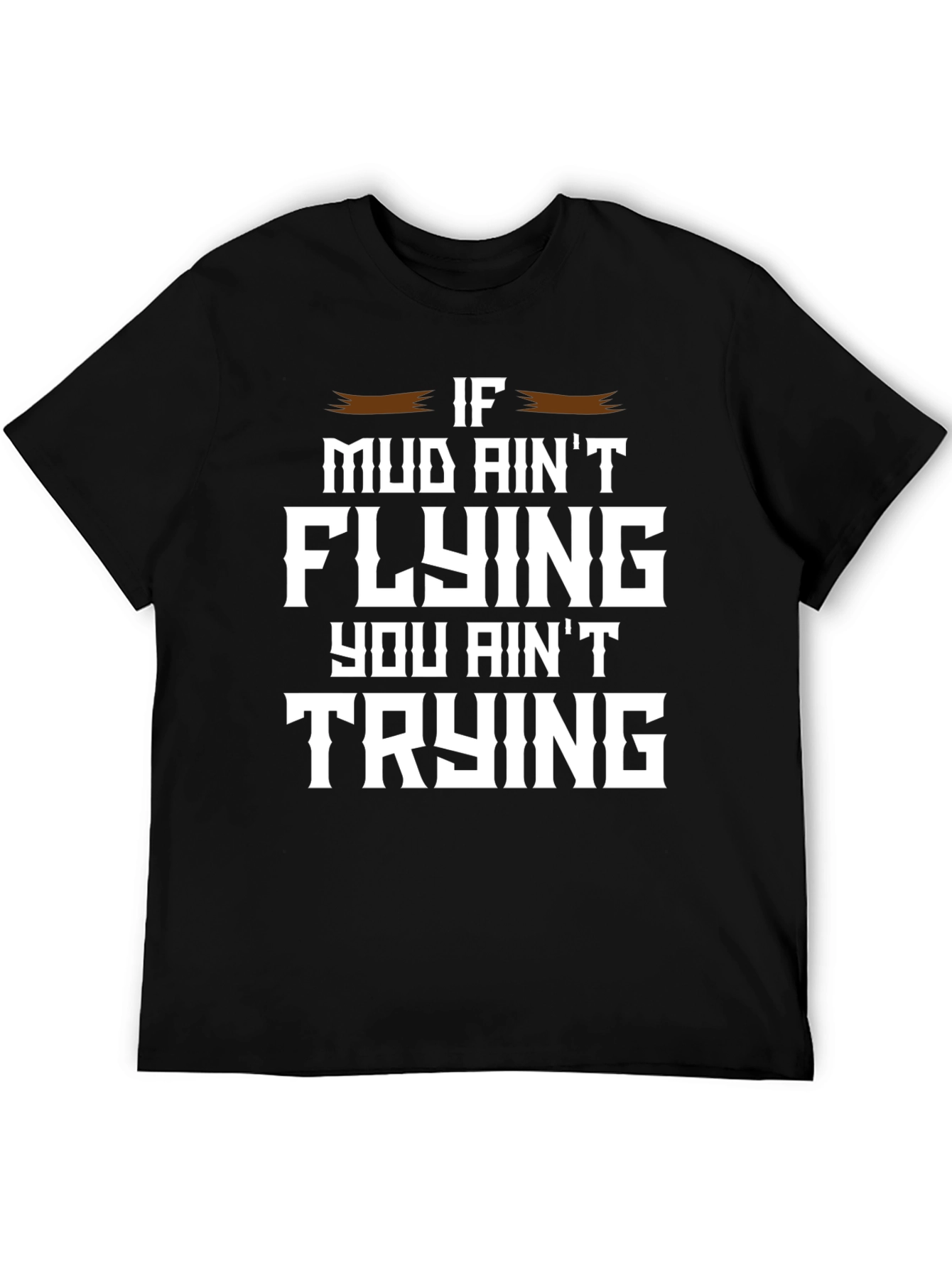 Mud Flying Graphic Tee - Black