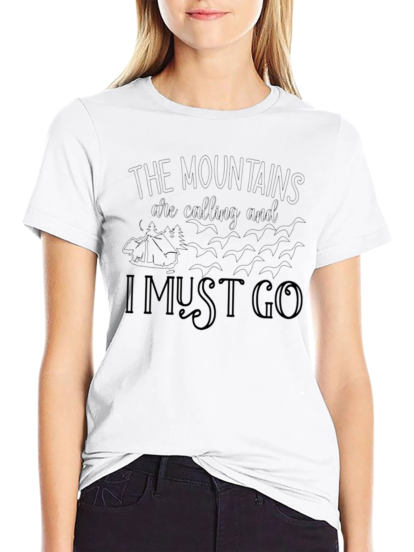 Mountains Calling Graphic Tee