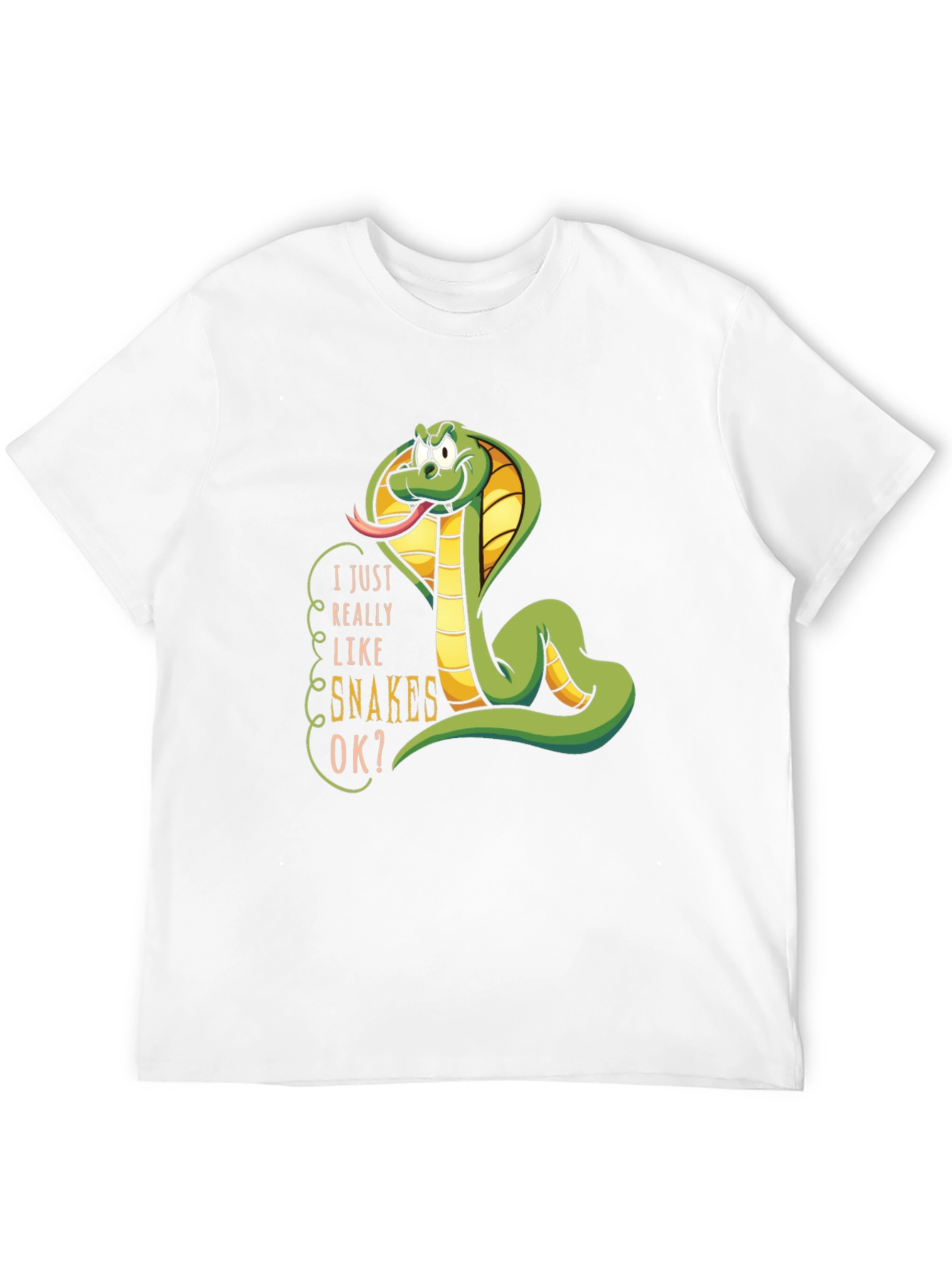 I Really Like Snakes OK? Graphic T-Shirt
