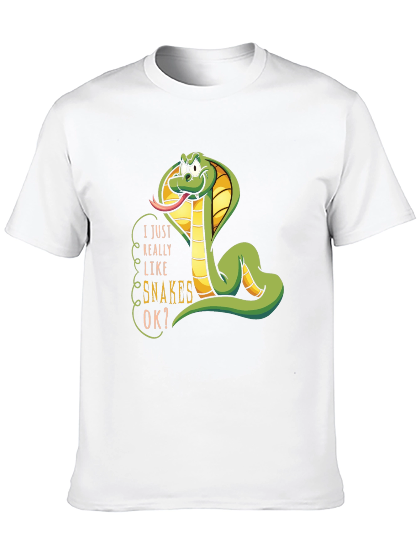 I Really Like Snakes OK? Graphic T-Shirt