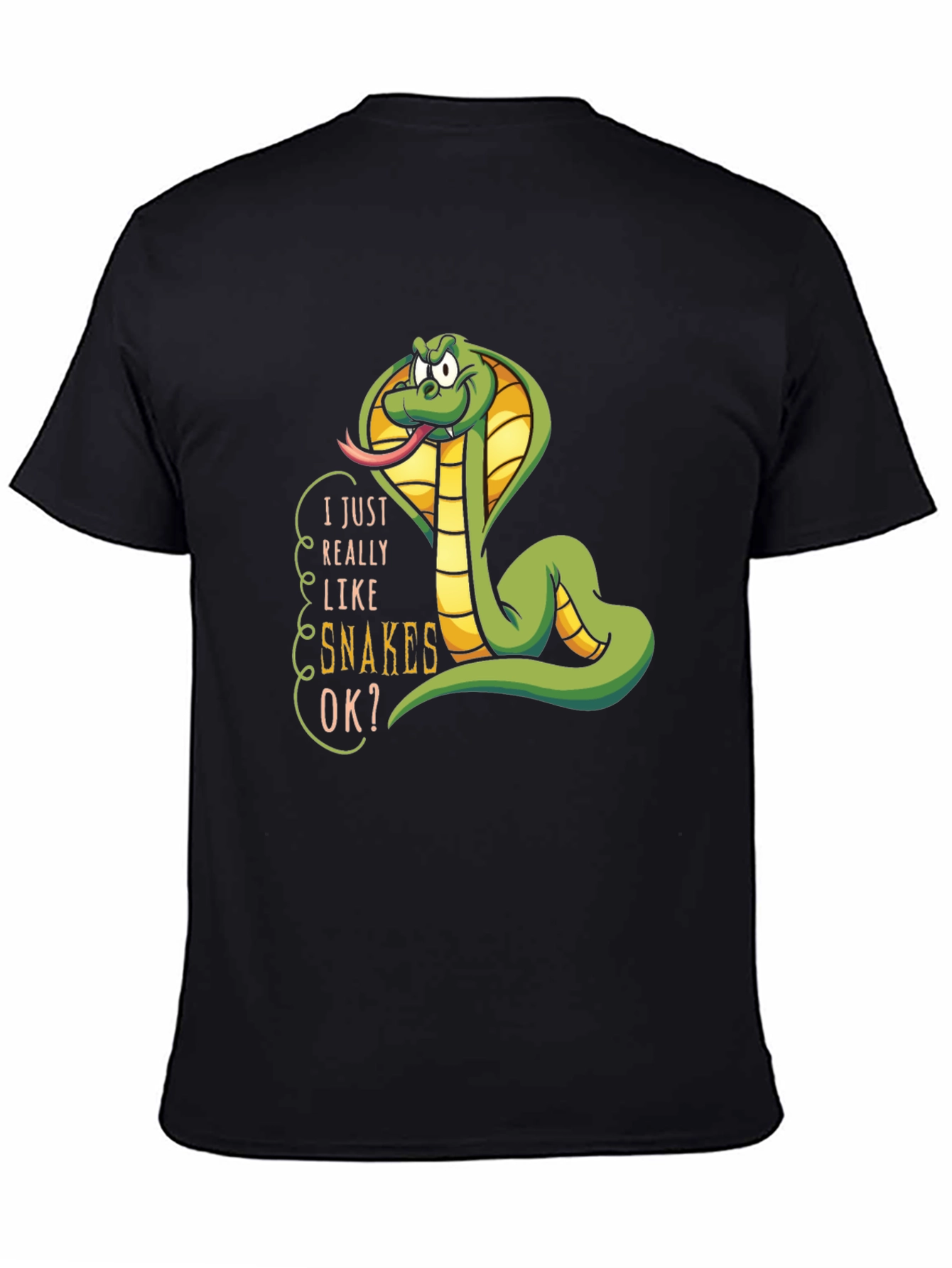 I Really Like Snakes OK? Graphic T-Shirt
