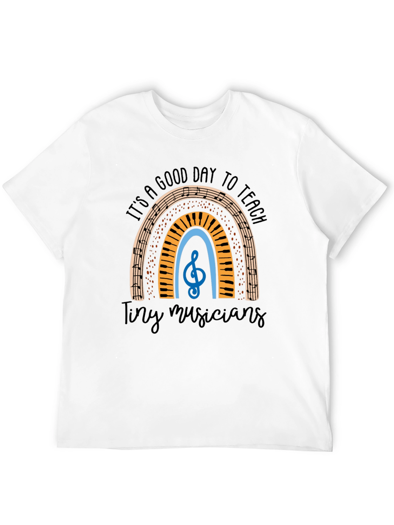 Music Teacher Rainbow T-Shirt