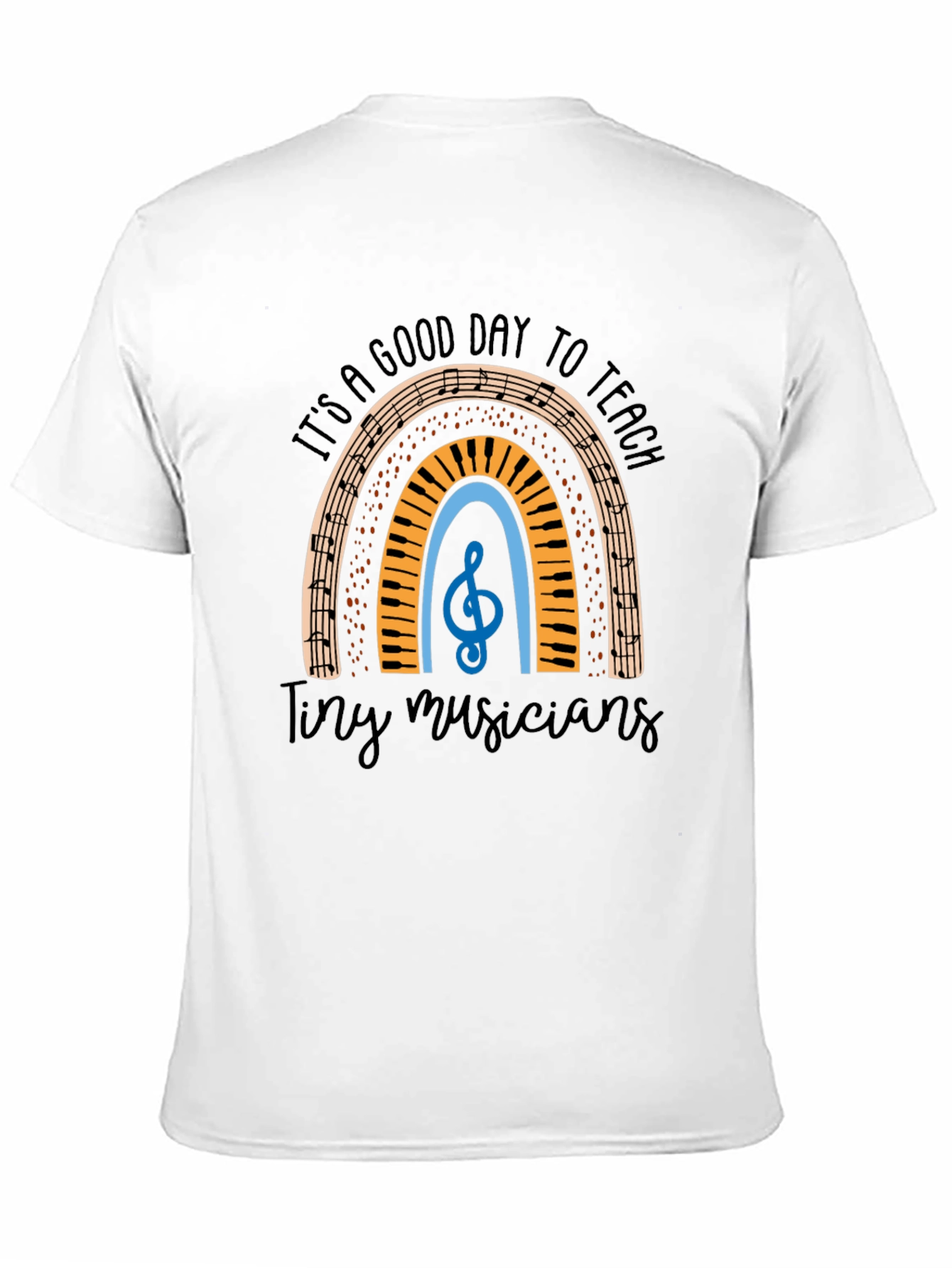 Music Teacher Rainbow T-Shirt