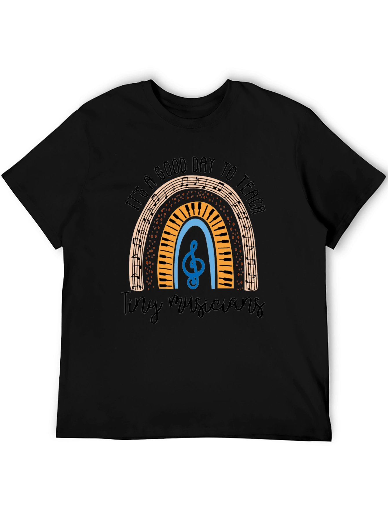 Music Teacher Rainbow T-Shirt